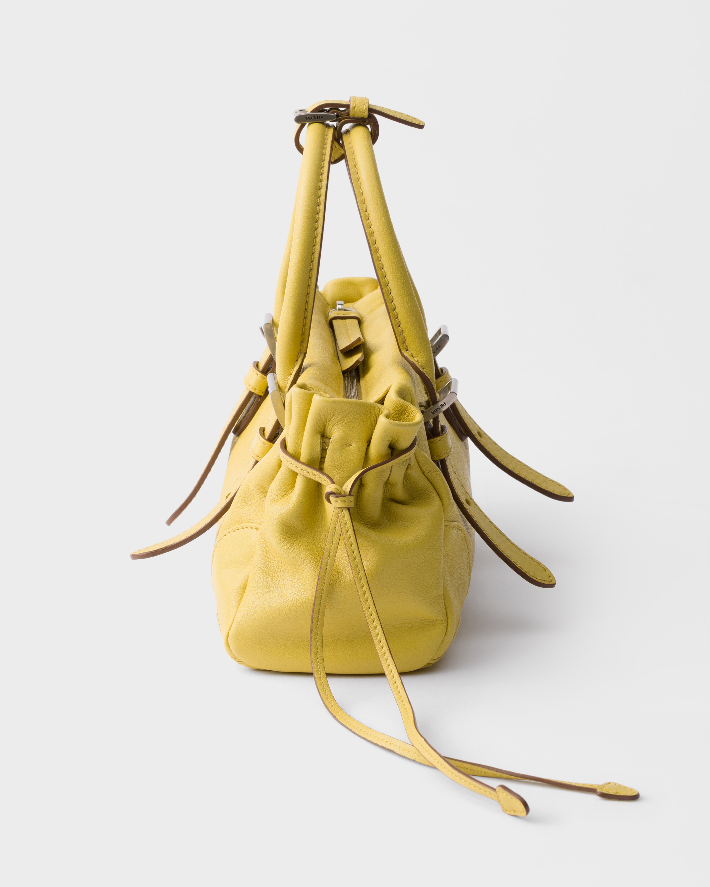 Petit sac prada karin en cuir PRADA Jaune