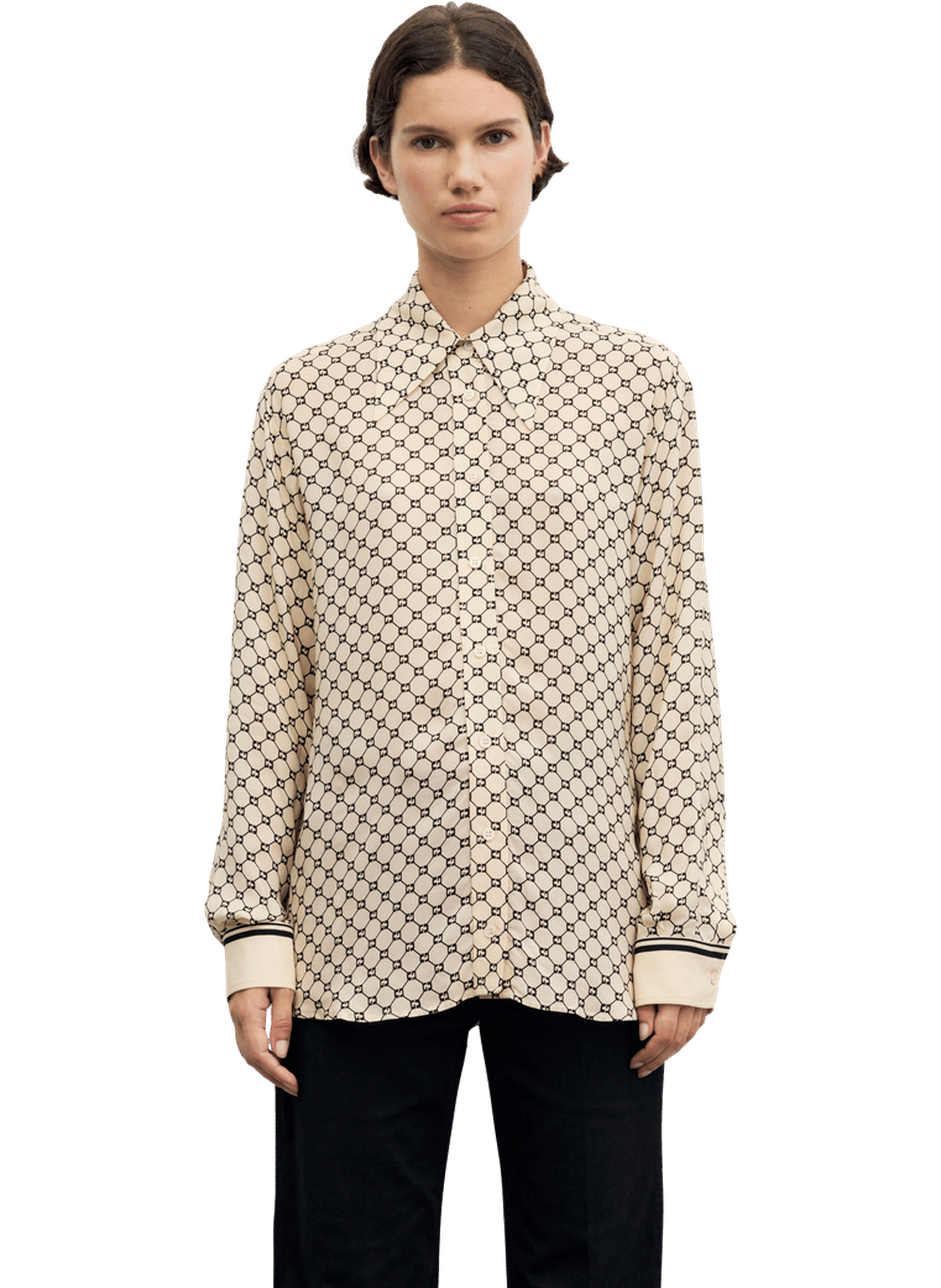 Chemise fluide à monogramme - jimi GERARD DAREL Beige