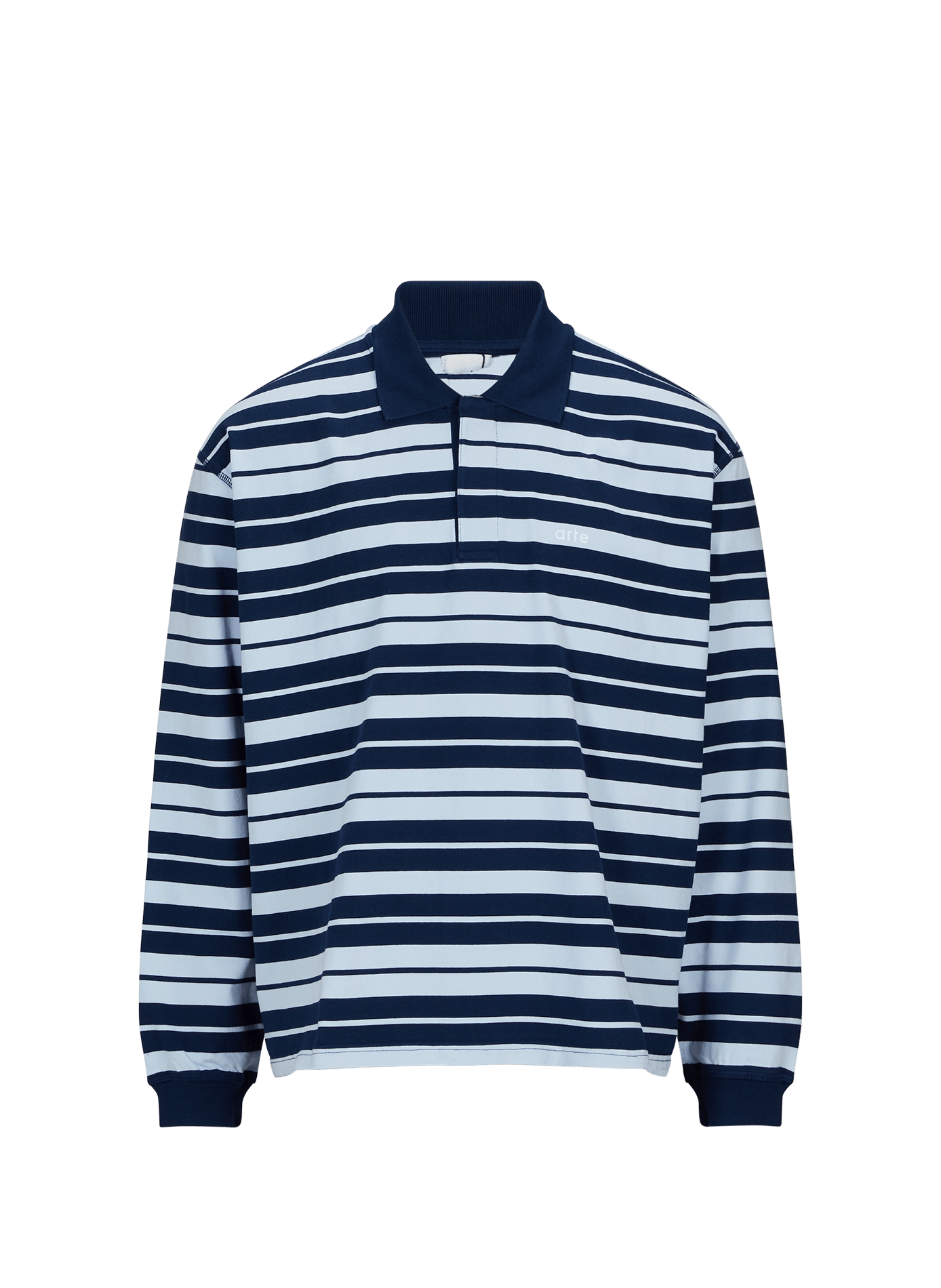 Polo à rayures en coton ARTE ANTWERP Bleu