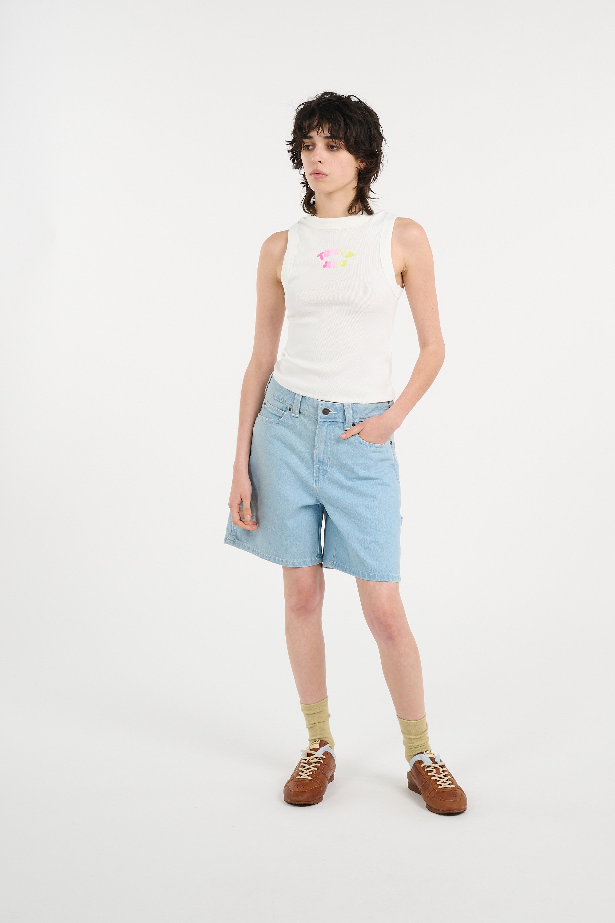 Short 993 7 inch carpenter short jeans w DICKIES Bleu