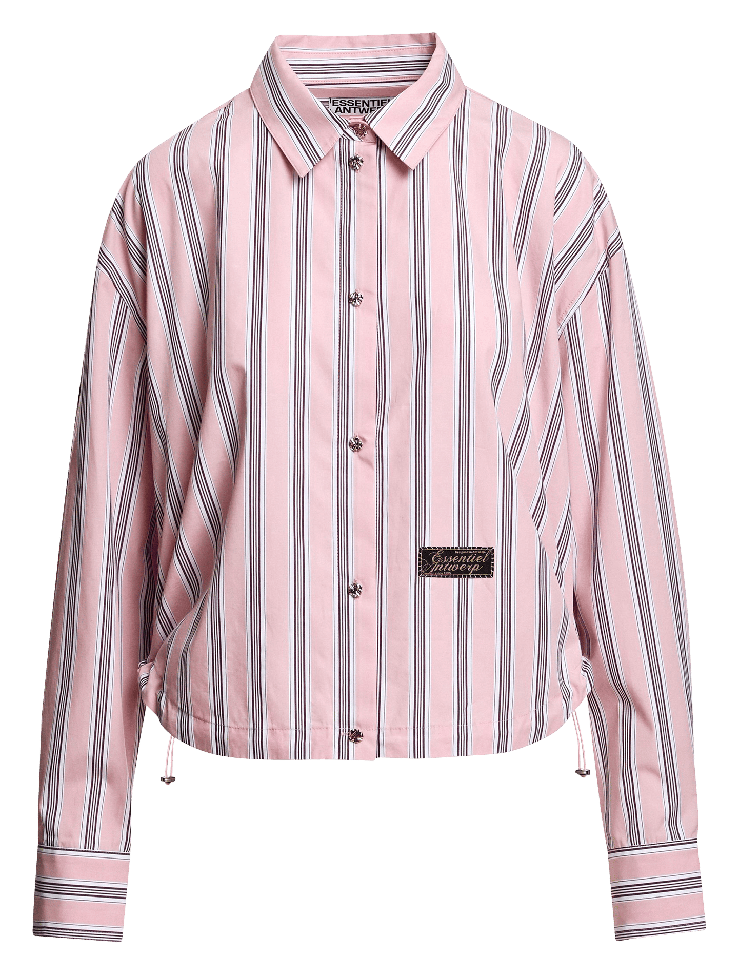 Chemise col classique en coton bio kabu ESSENTIEL ANTWERP Rose
