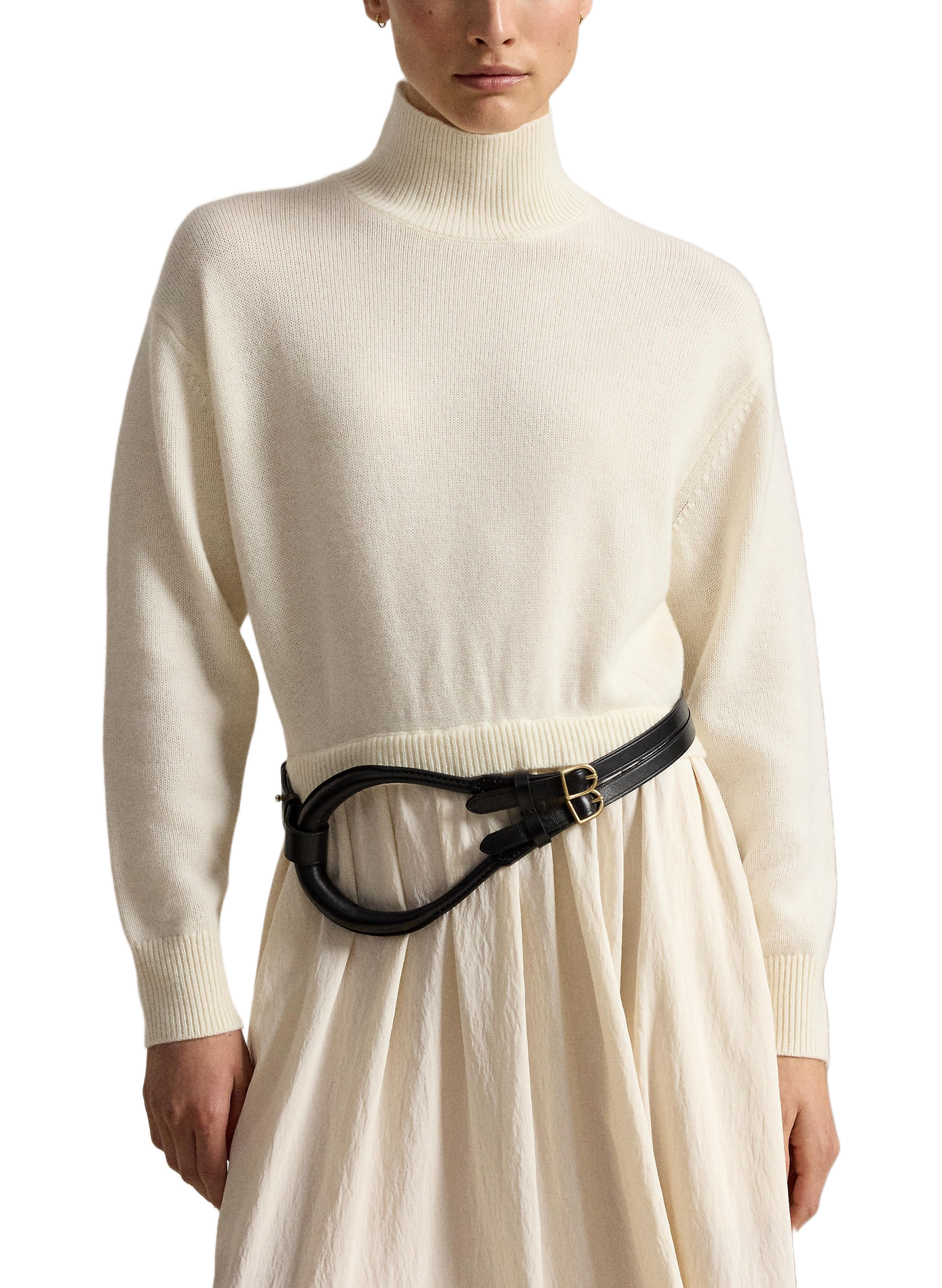 Weites langes Wollkleid POLO RALPH LAUREN Beige