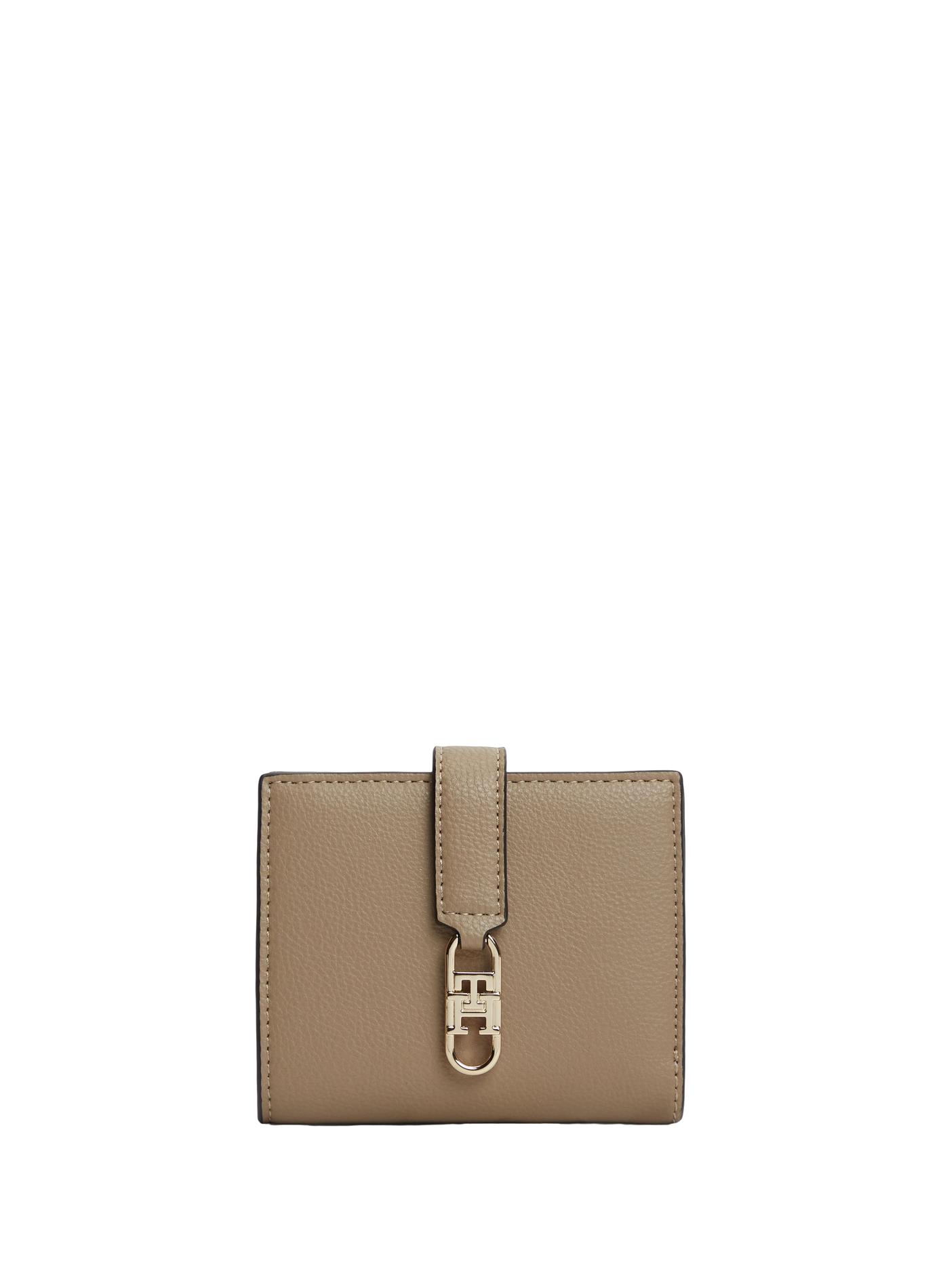 Solid card holder TOMMY HILFIGER Beige