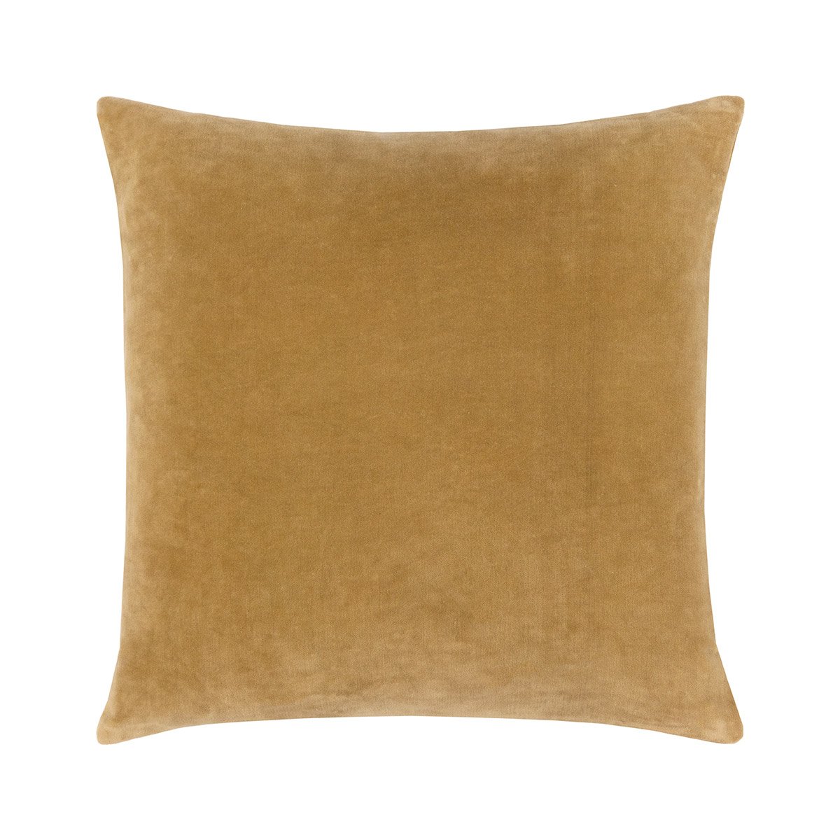 Housse de coussin en velours, calypso DESFORGES Marron