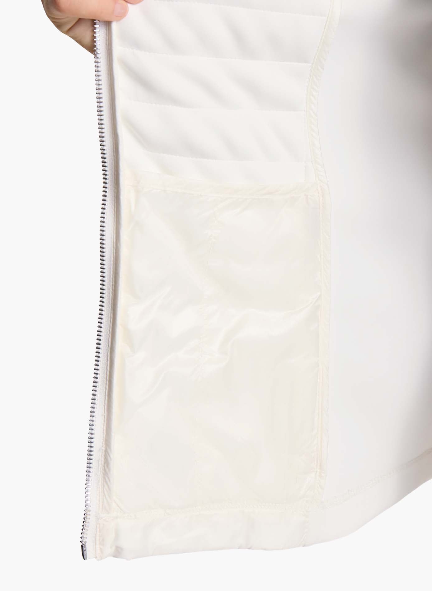 Veste technique asponita col montant coupe ajustée FUSALP Blanc