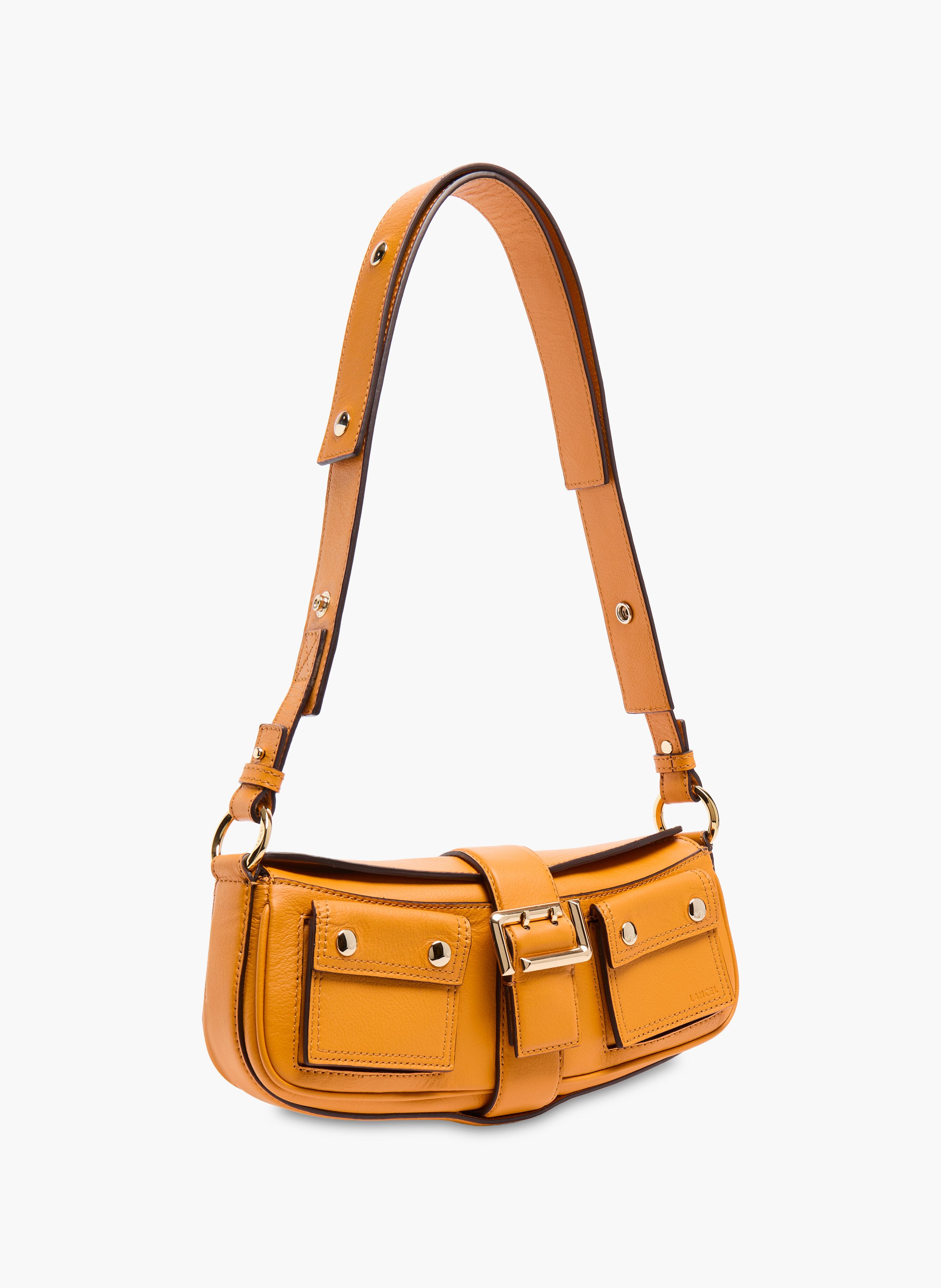Sac fourreau multipocket de lancel, cuir grainé curcuma LANCEL Orange