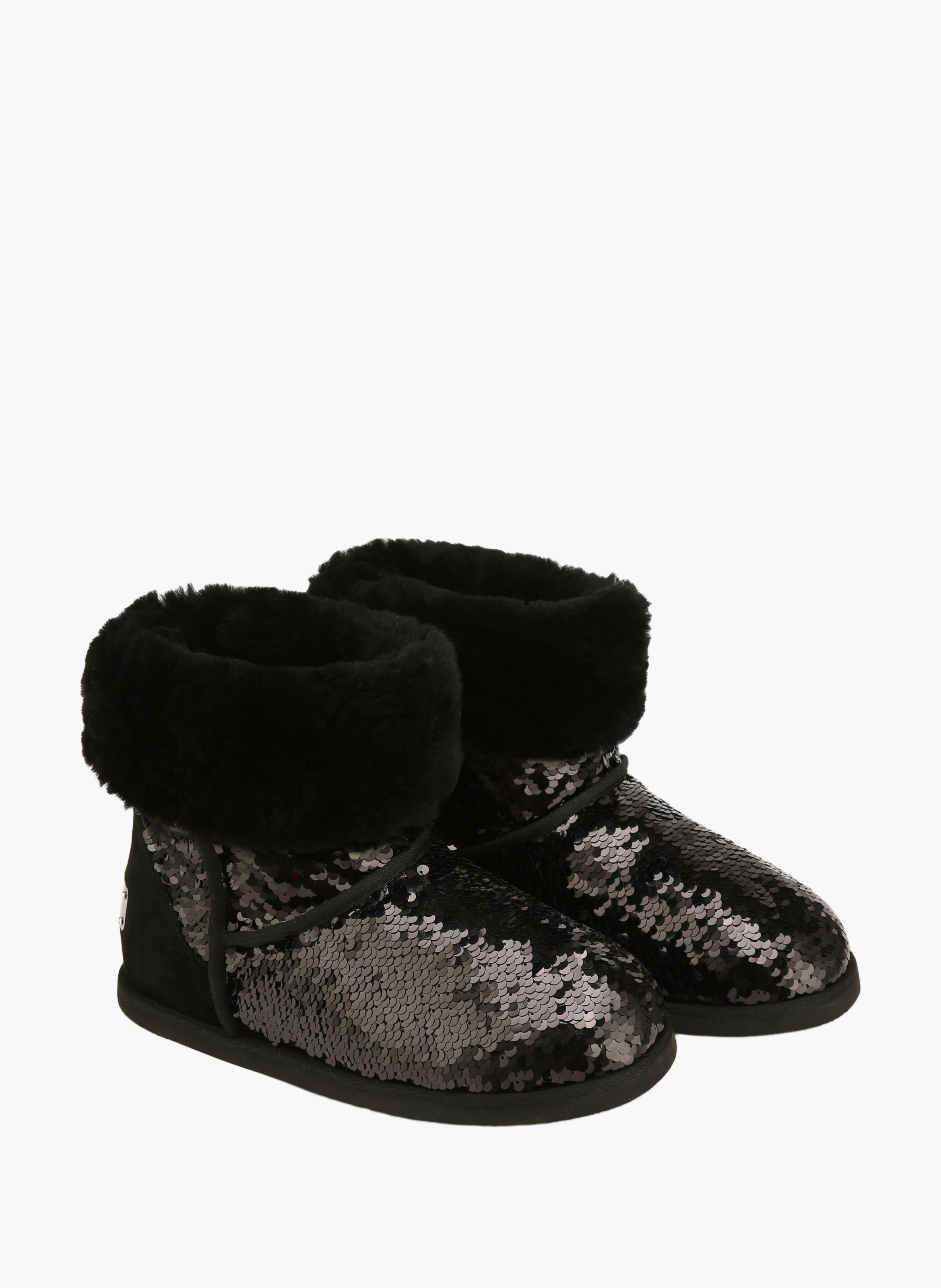 Bottines honour à sequins NAKED WOLFE Noir