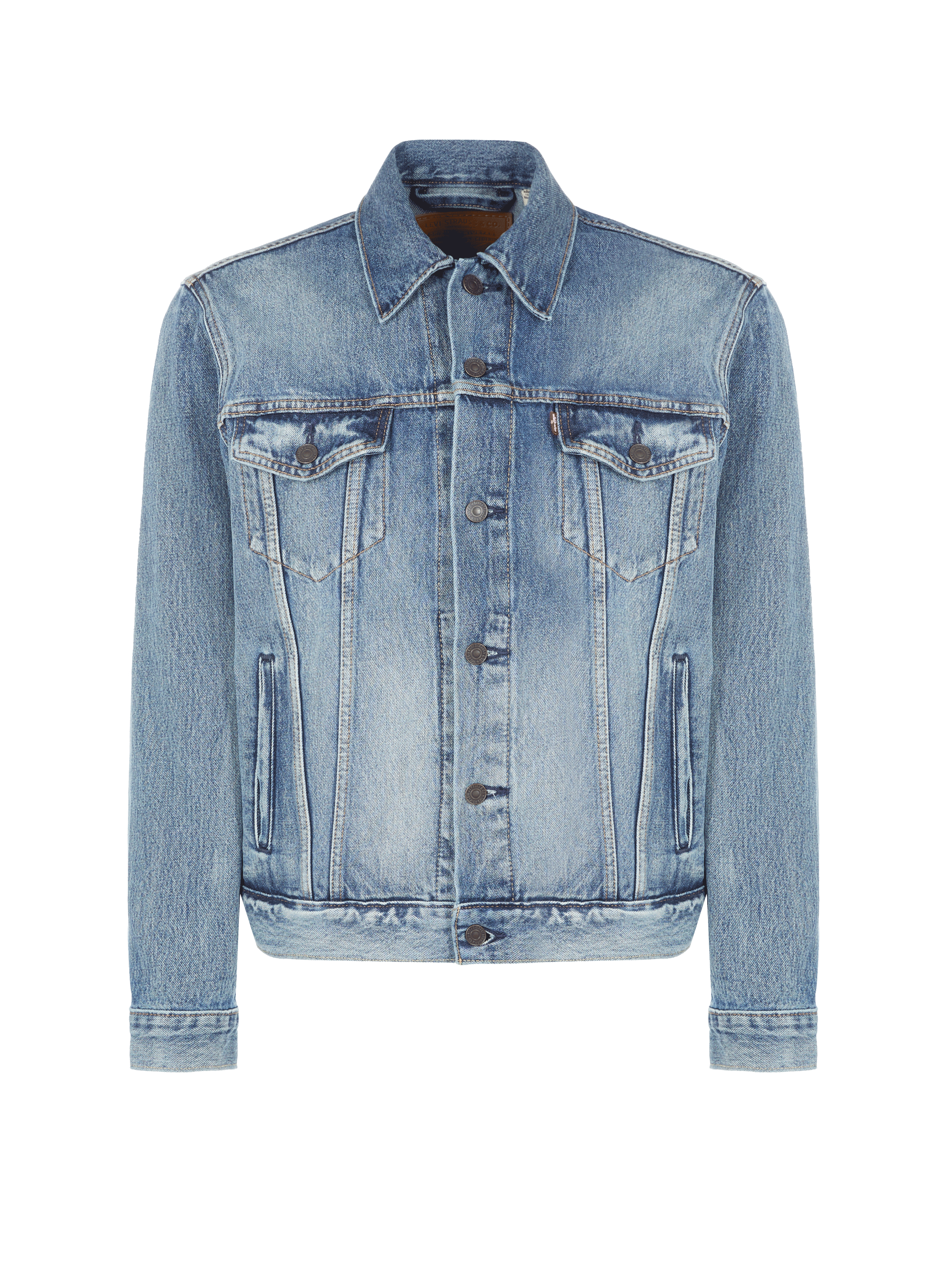 Veste en jean droite en coton