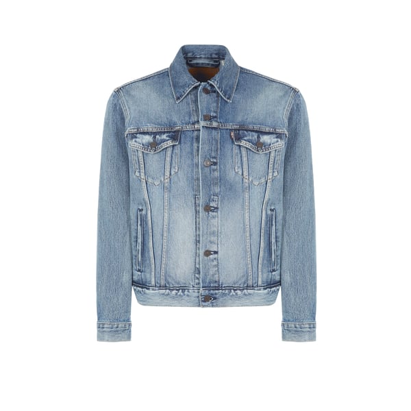 Veste en jean droite en coton