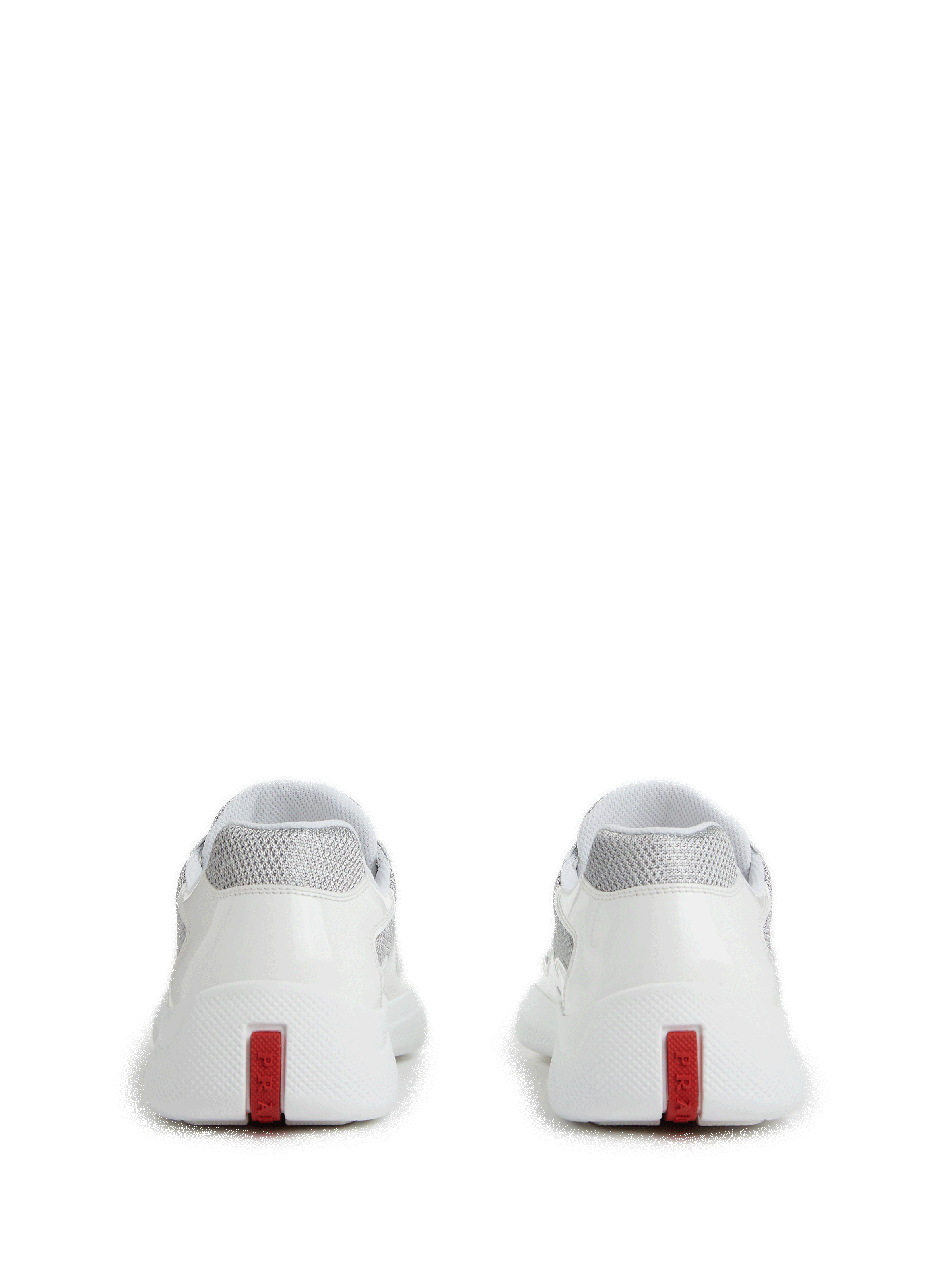 Sneakers en cuir et tissu PRADA Multicolore