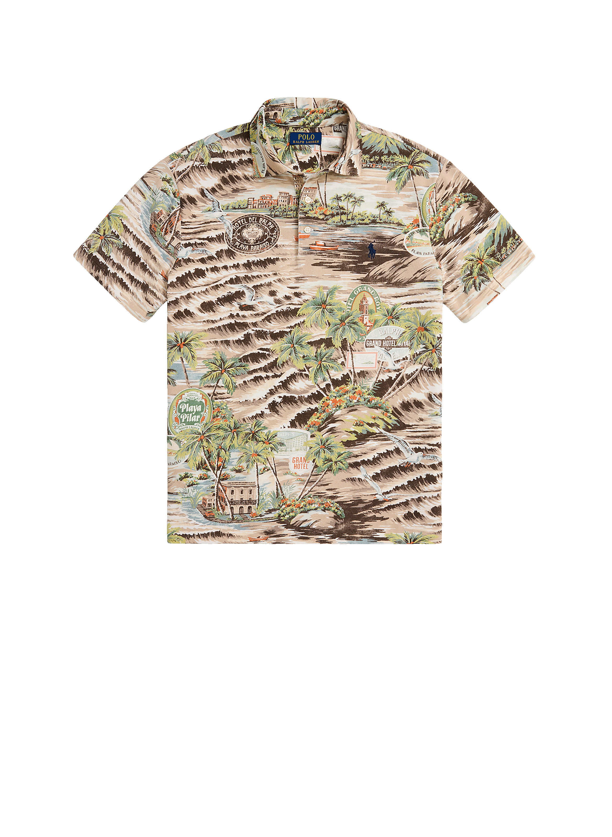 Logo Print Cotton T-Shirt POLO RALPH LAUREN Multicolour