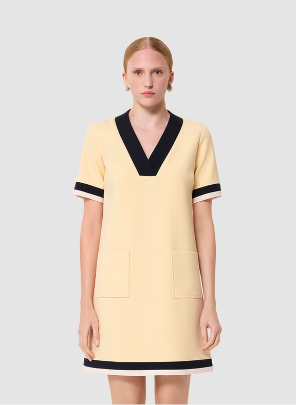 Robe courte uni - reowa Jaune by TARA JARMON TARA JARMON Robe courte uni - reowa Jaune
