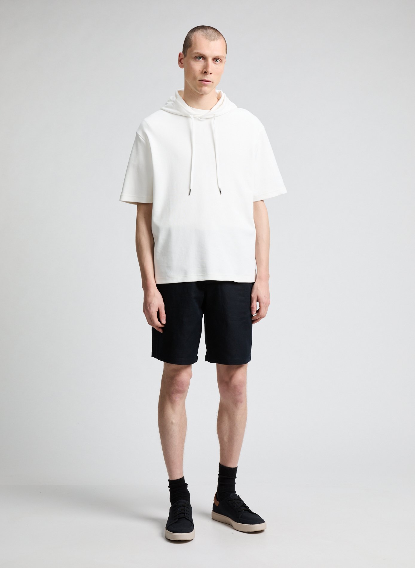 Kurzarm-Sweatshirt aus Baumwolle ARMANI EXCHANGE Weiss