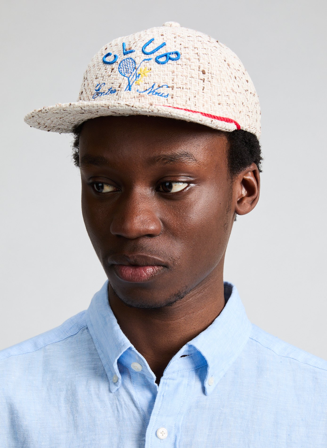 Chemise en lin  Bleu