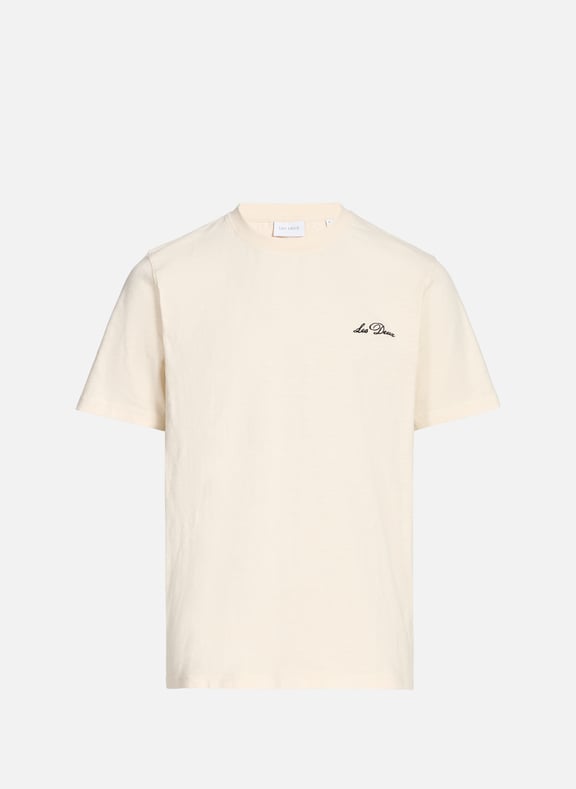 Patterned cotton T-shirt White by LES DEUX LES DEUX Patterned cotton T-shirt White