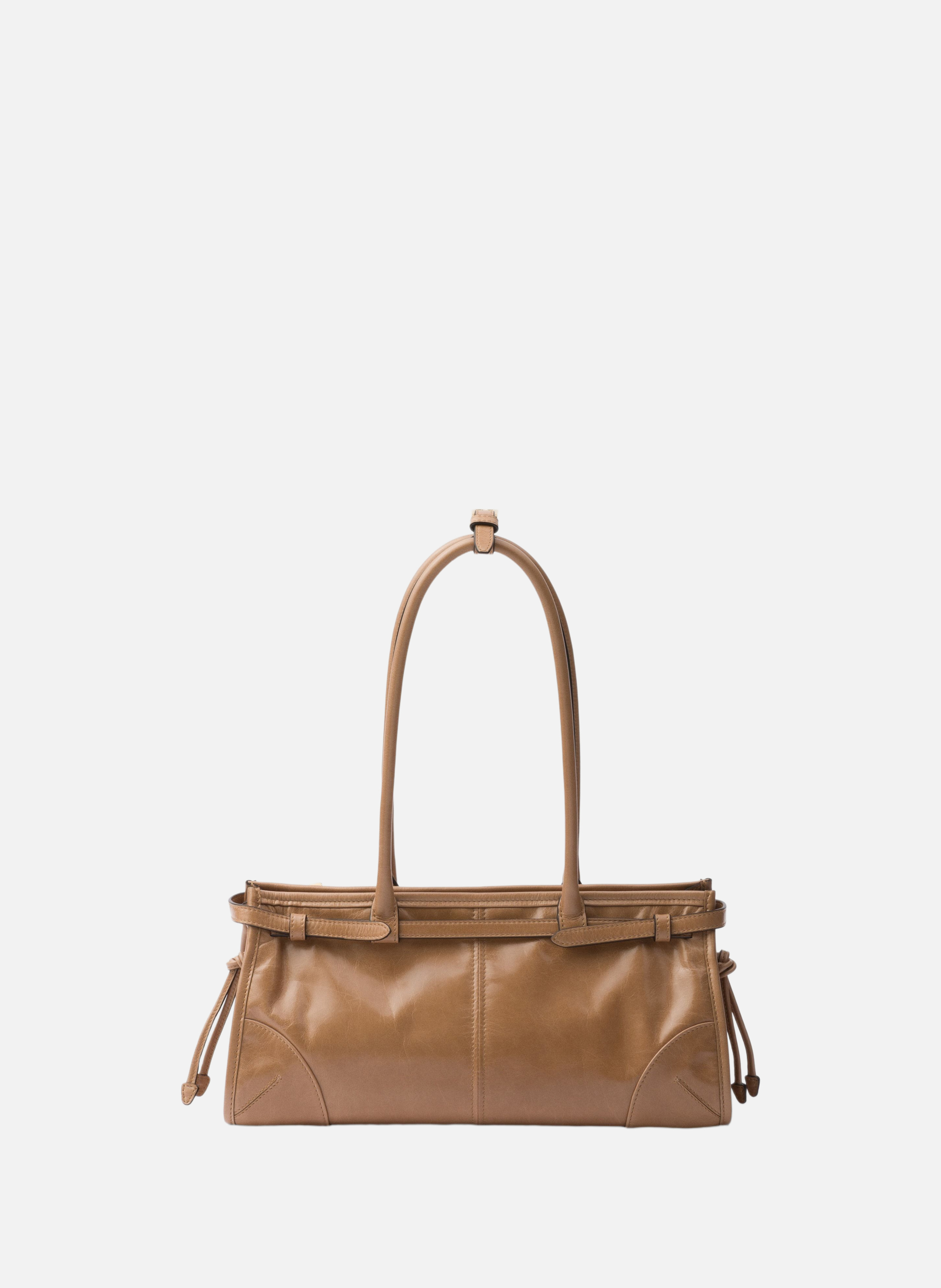 Sac à main prada bonnie en cuir PRADA Rose