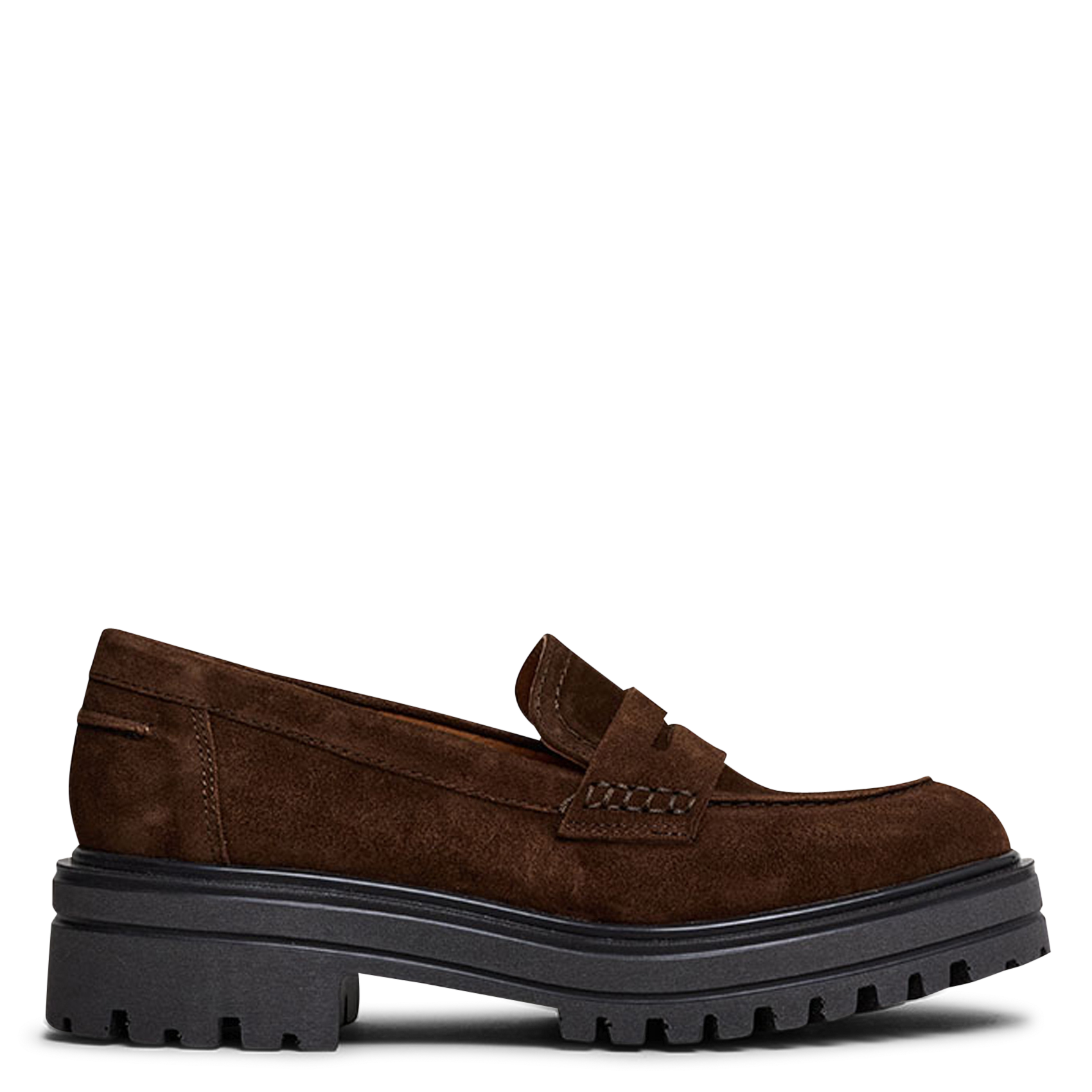 Mocassins en cuir velours alfi JONAK Marron