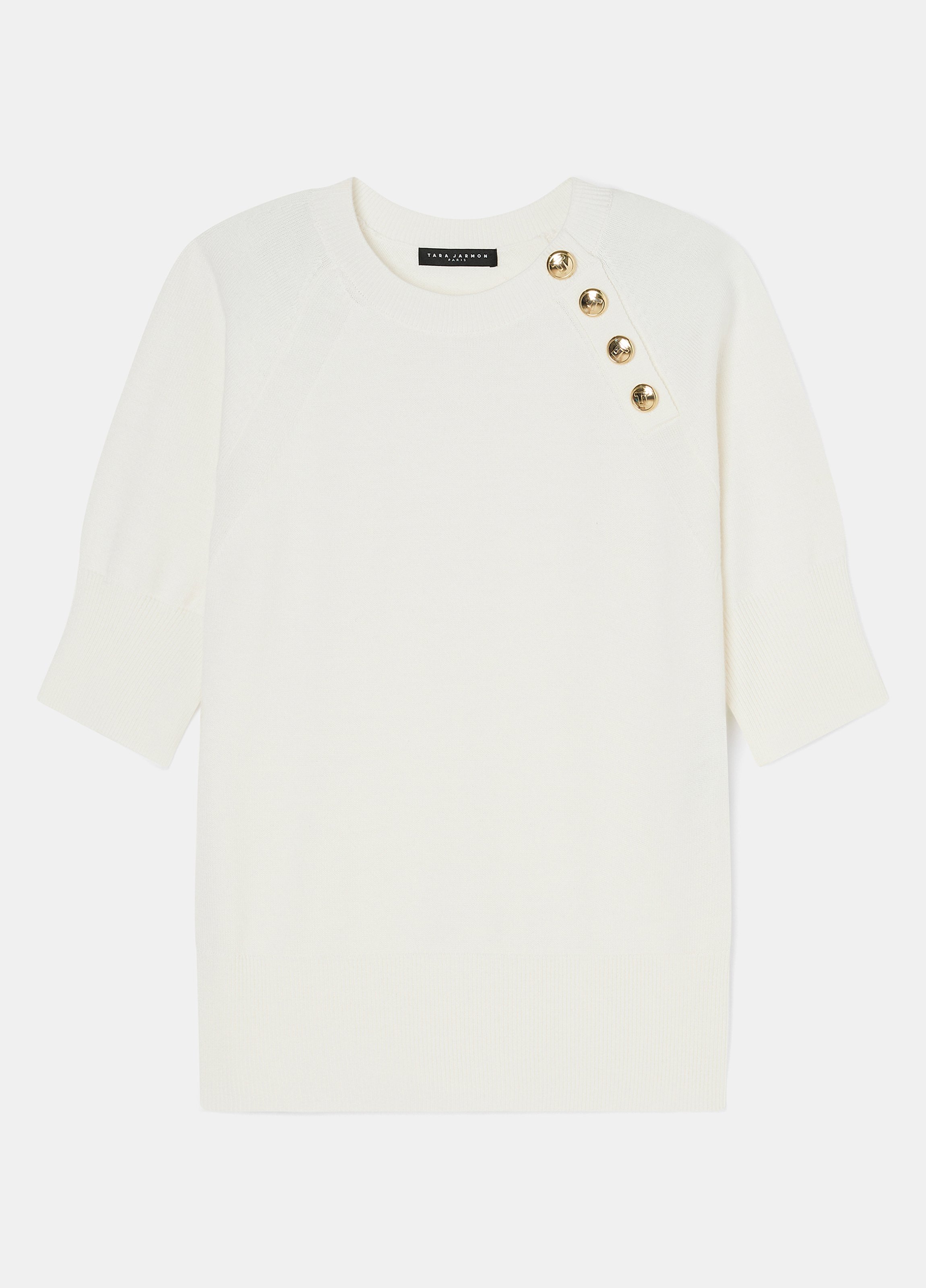 Pull pastelle TARA JARMON Blanc