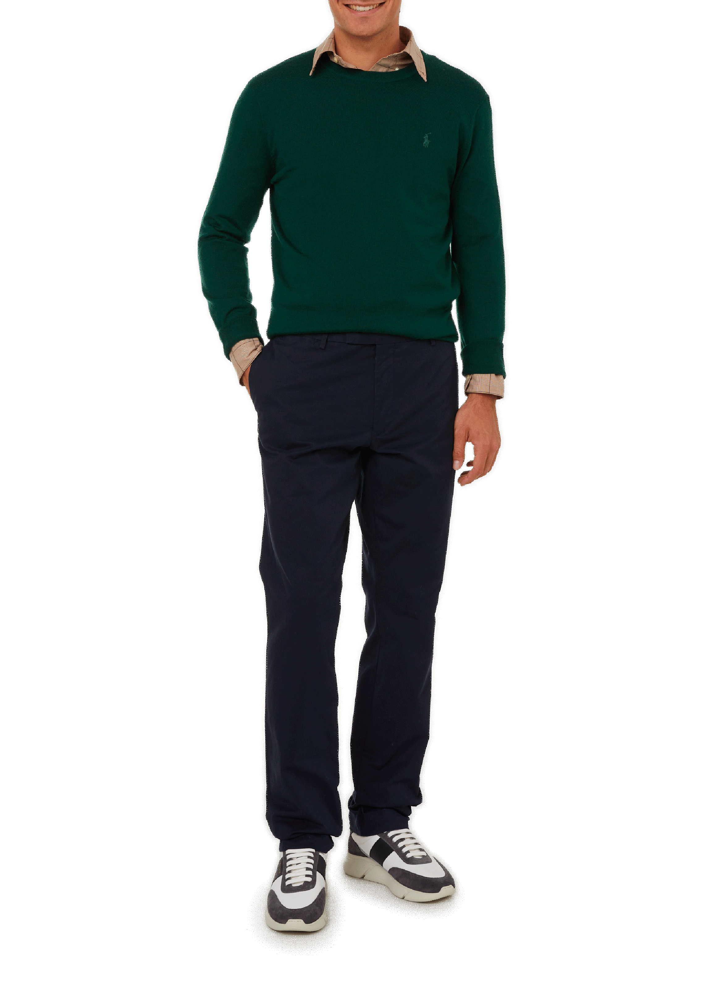 Bedford slim-fit cotton trousers POLO RALPH LAUREN Blue