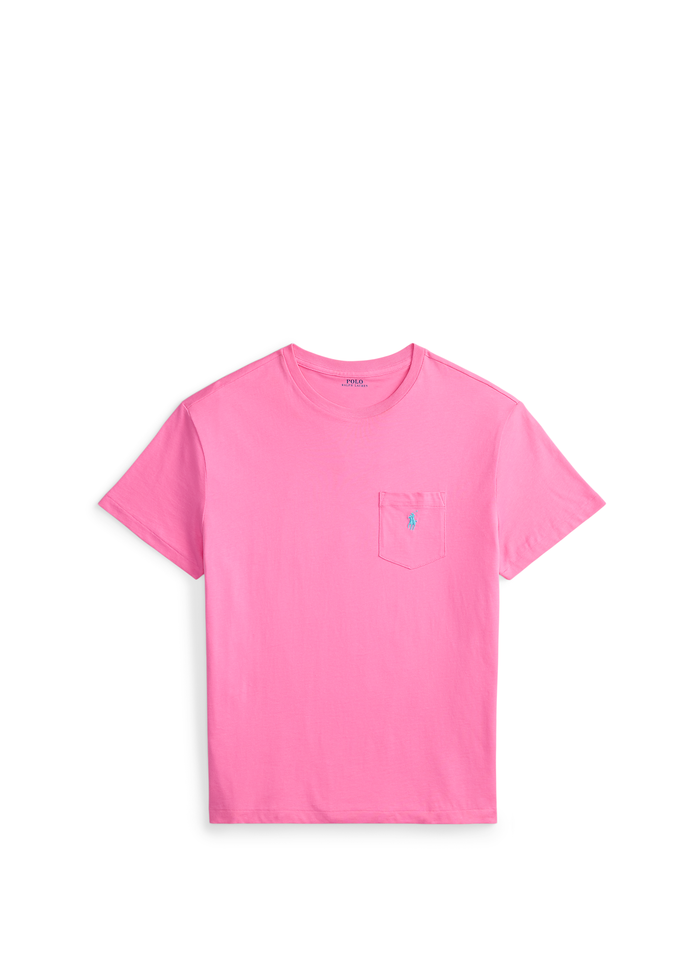 T-shirt slim en coton POLO RALPH LAUREN Rose