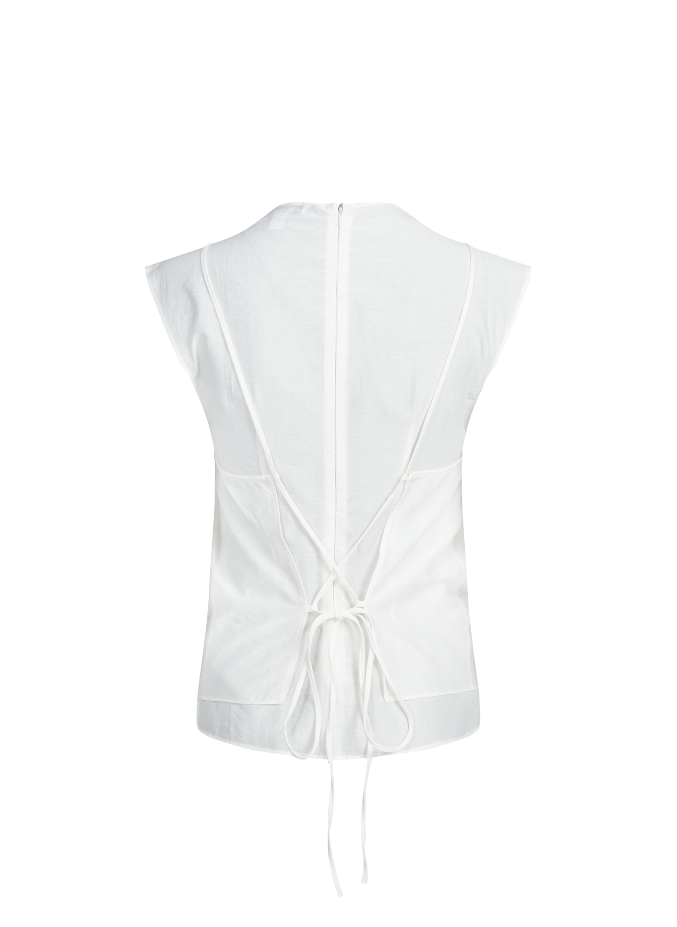 Top superposé Tsilvi en coton mélangé TOPSHOP Beige