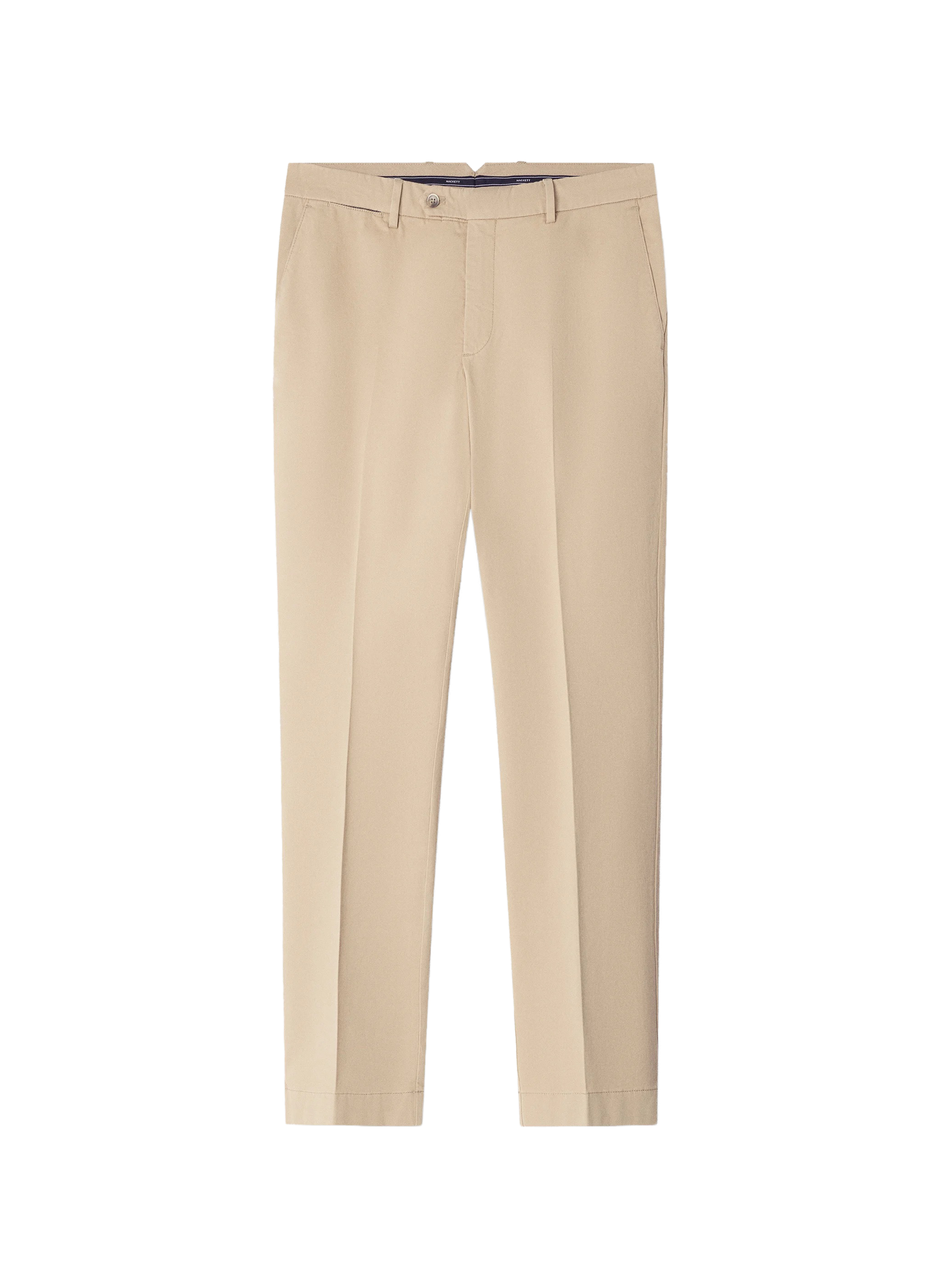 Pantalon chino en coton mélangé HACKETT Beige