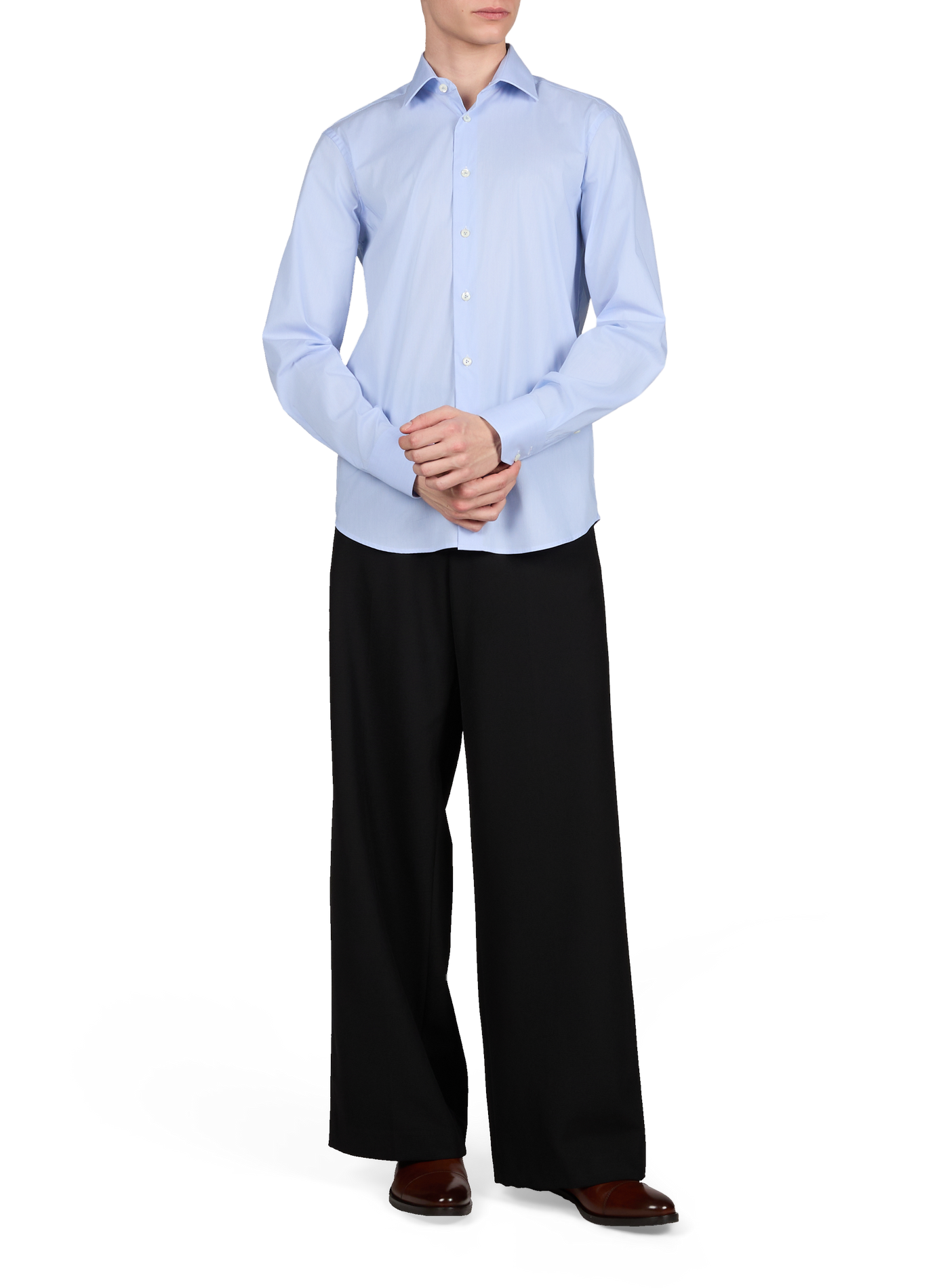 Straight cotton blend Shirt VAN LAACK Blue