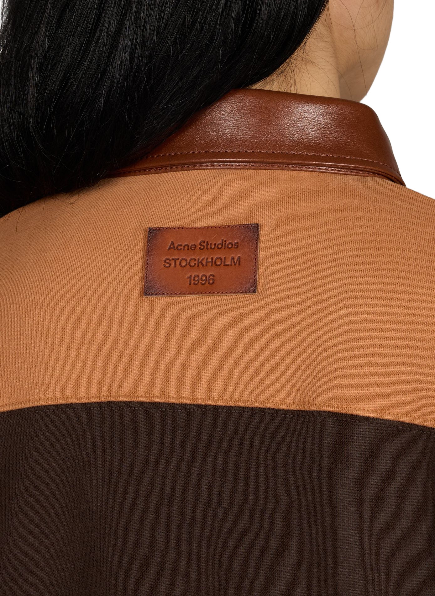 Polo oversize en coton bio ACNE STUDIOS Multicolore