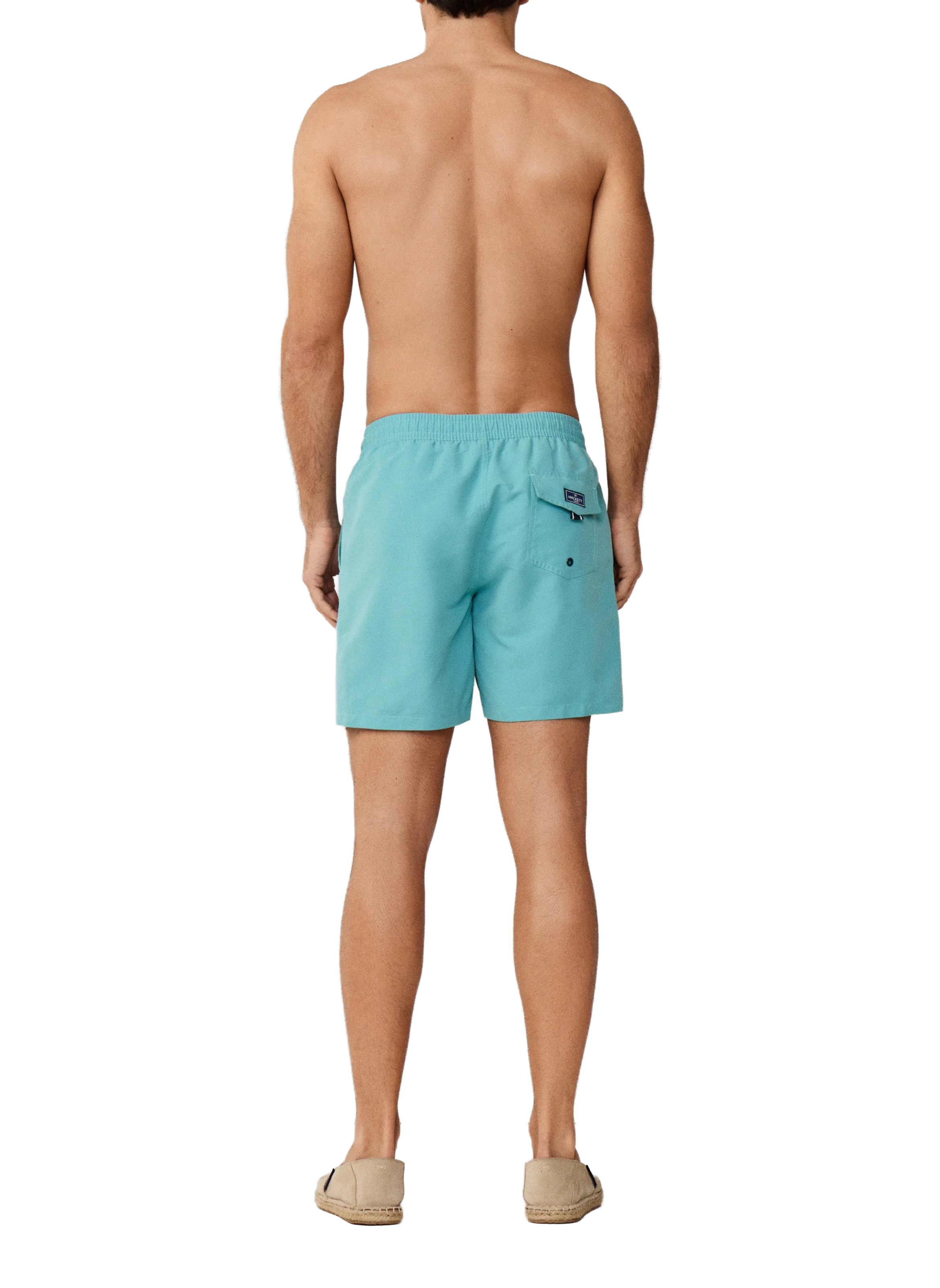 Short de bain uni HACKETT Vert