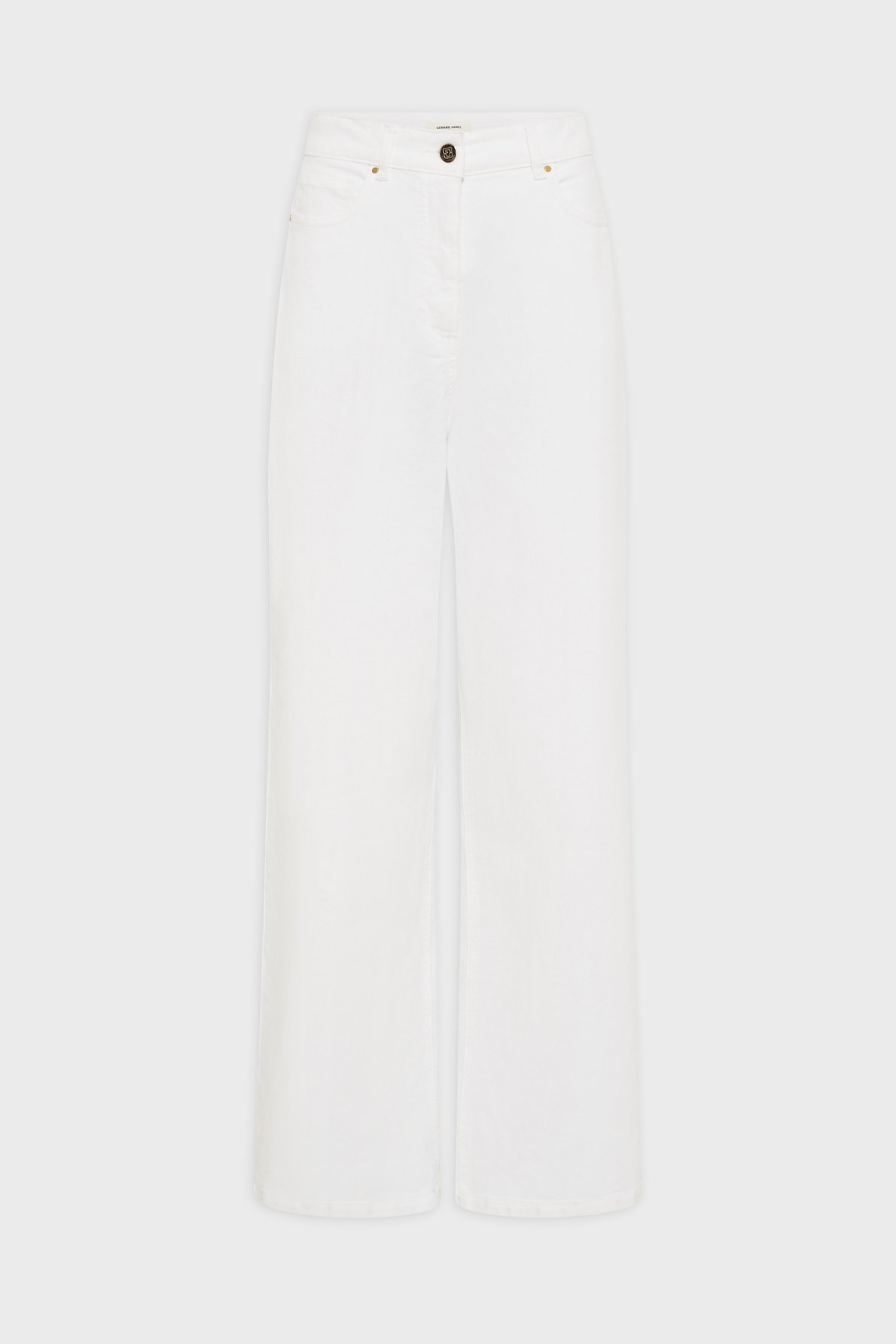 Jean droit et large - aelina GERARD DAREL Blanc