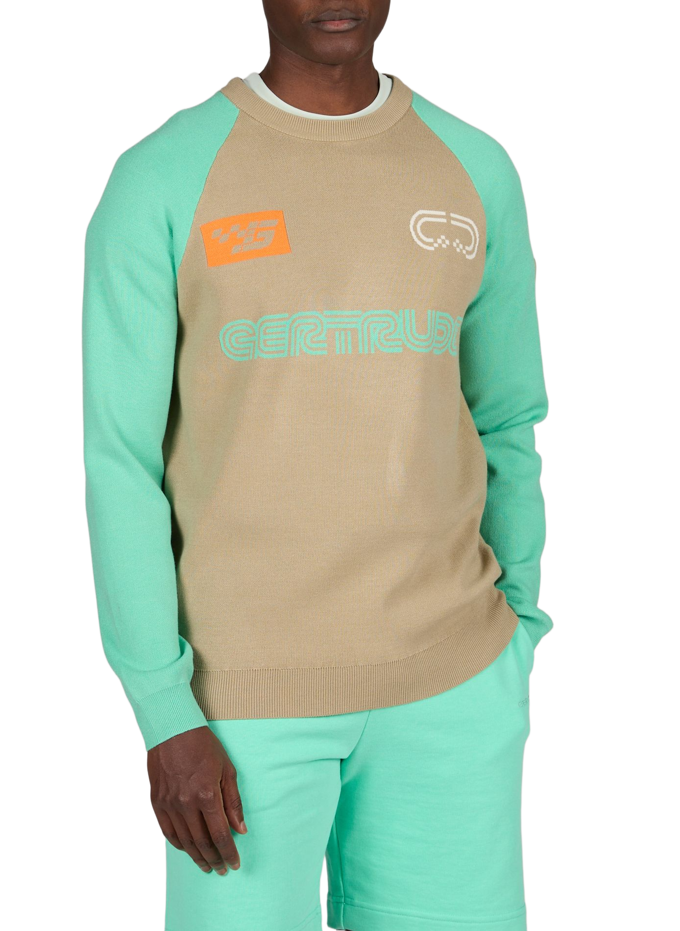 Alain Club round neck sweater GERTRUDE ET GASTON Beige