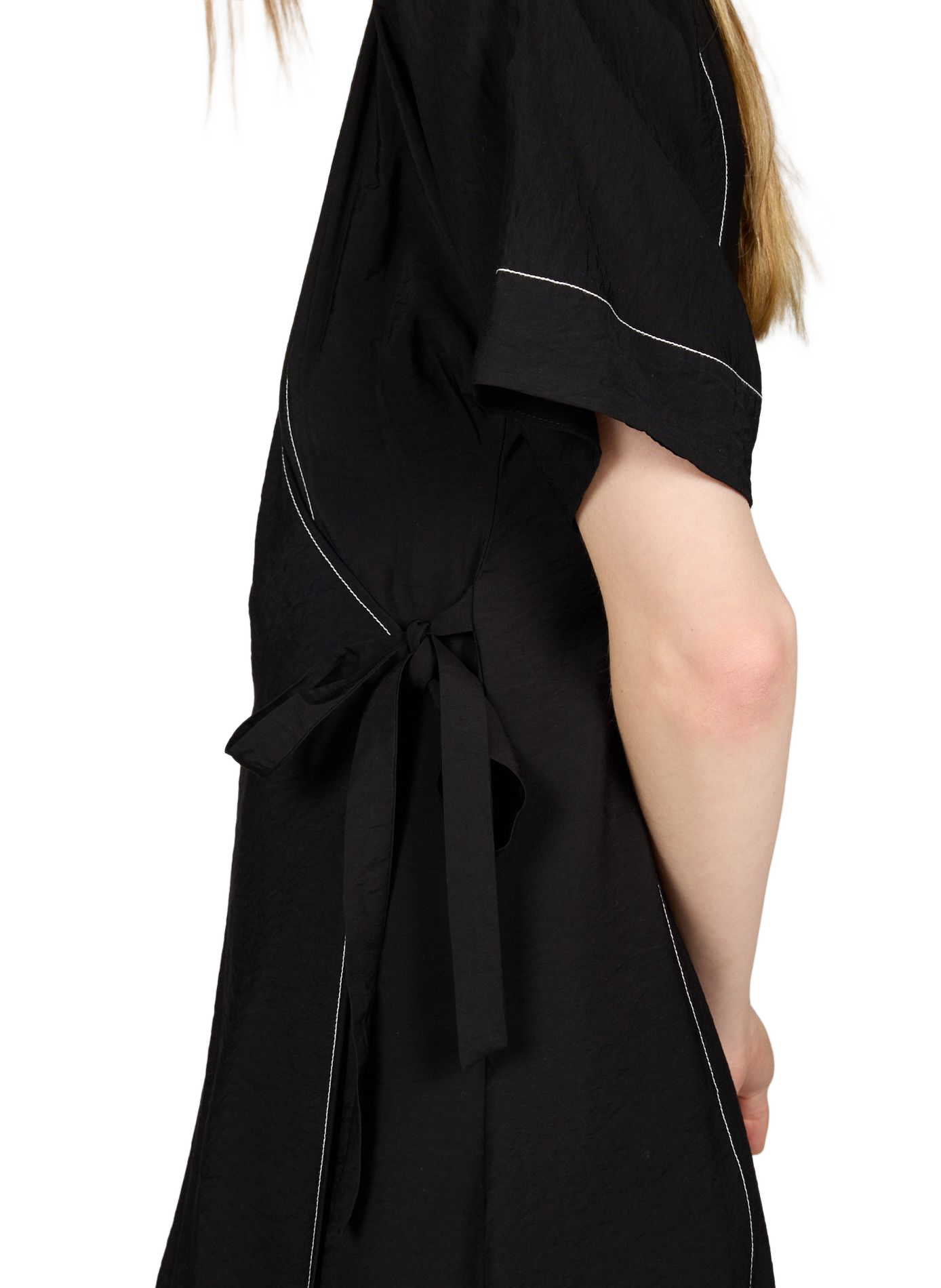 Fitted long dress OBJECT Black