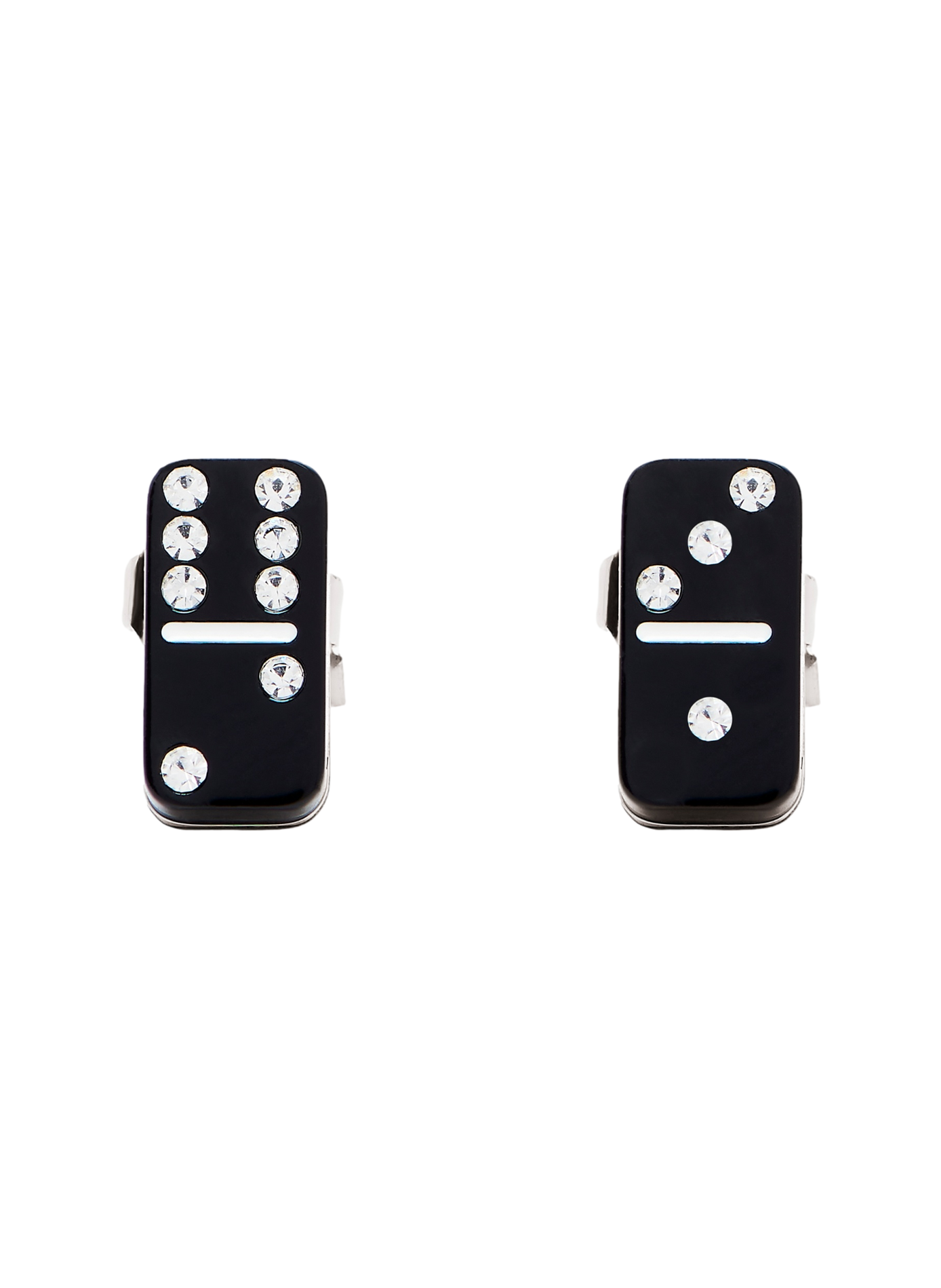 Boucles d'oreilles stud The Domino MARC JACOBS Noir