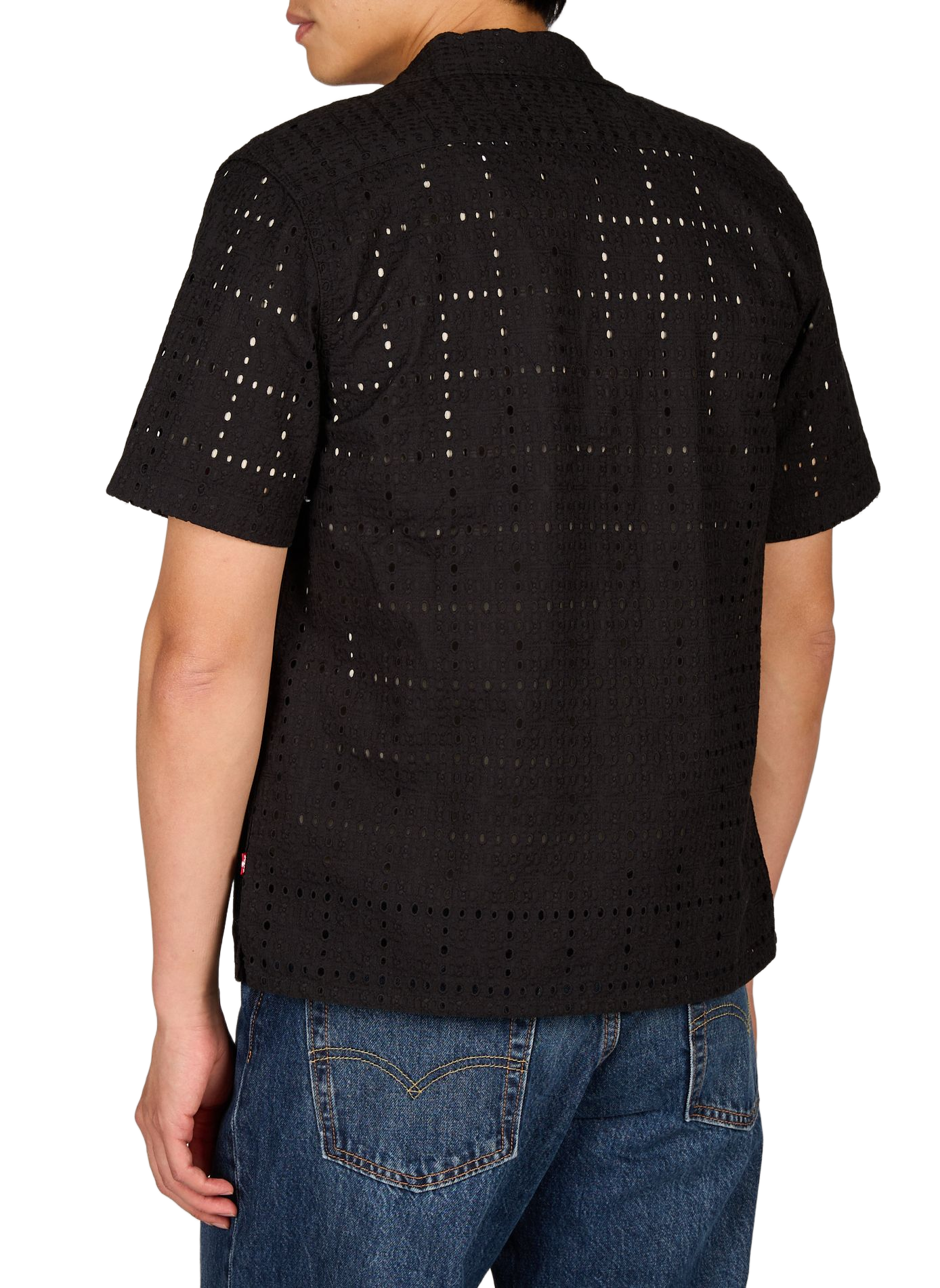 Camisa bordada de algodón LEVI'S Negro
