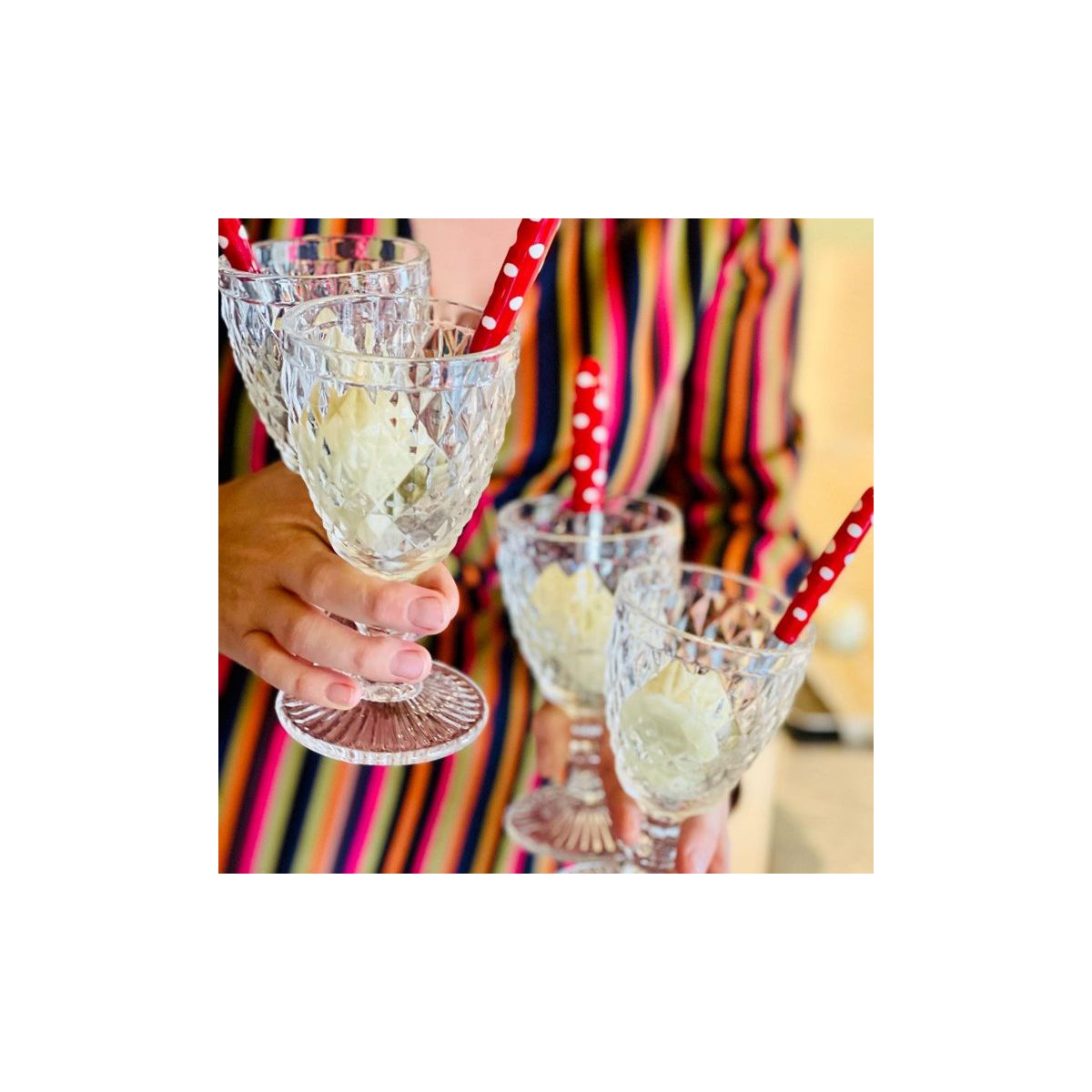 Diamond - 6 verres à pied 20 cl MEDARD DE NOBLAT Transparent