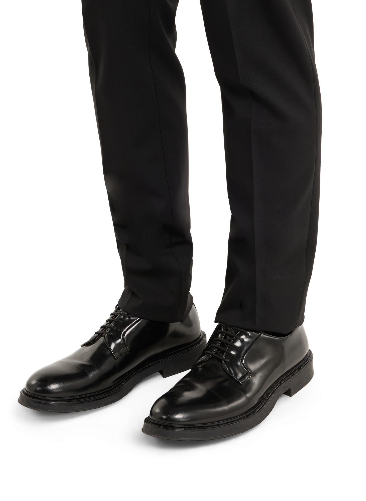 Calfskin leather lace-up loafers SAISON 1865 Black