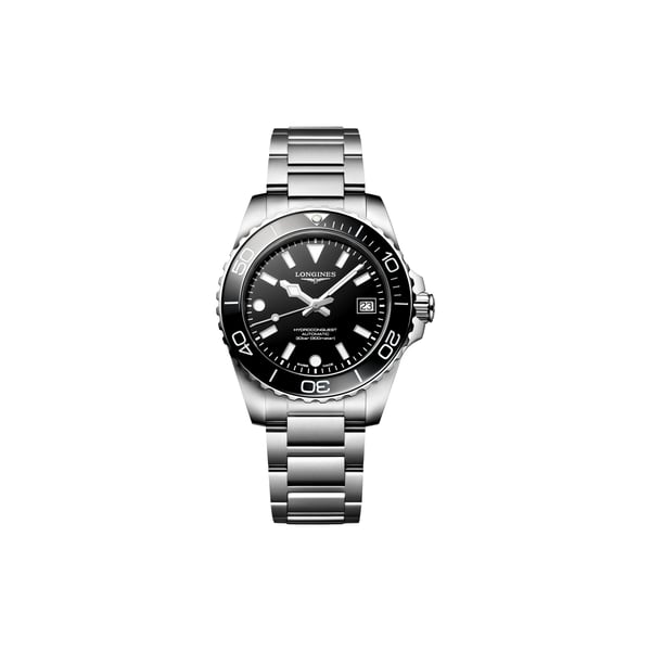 Montre quartz HydroConquest en acier inoxydable Montre quartz HydroConquest en acier inoxydable