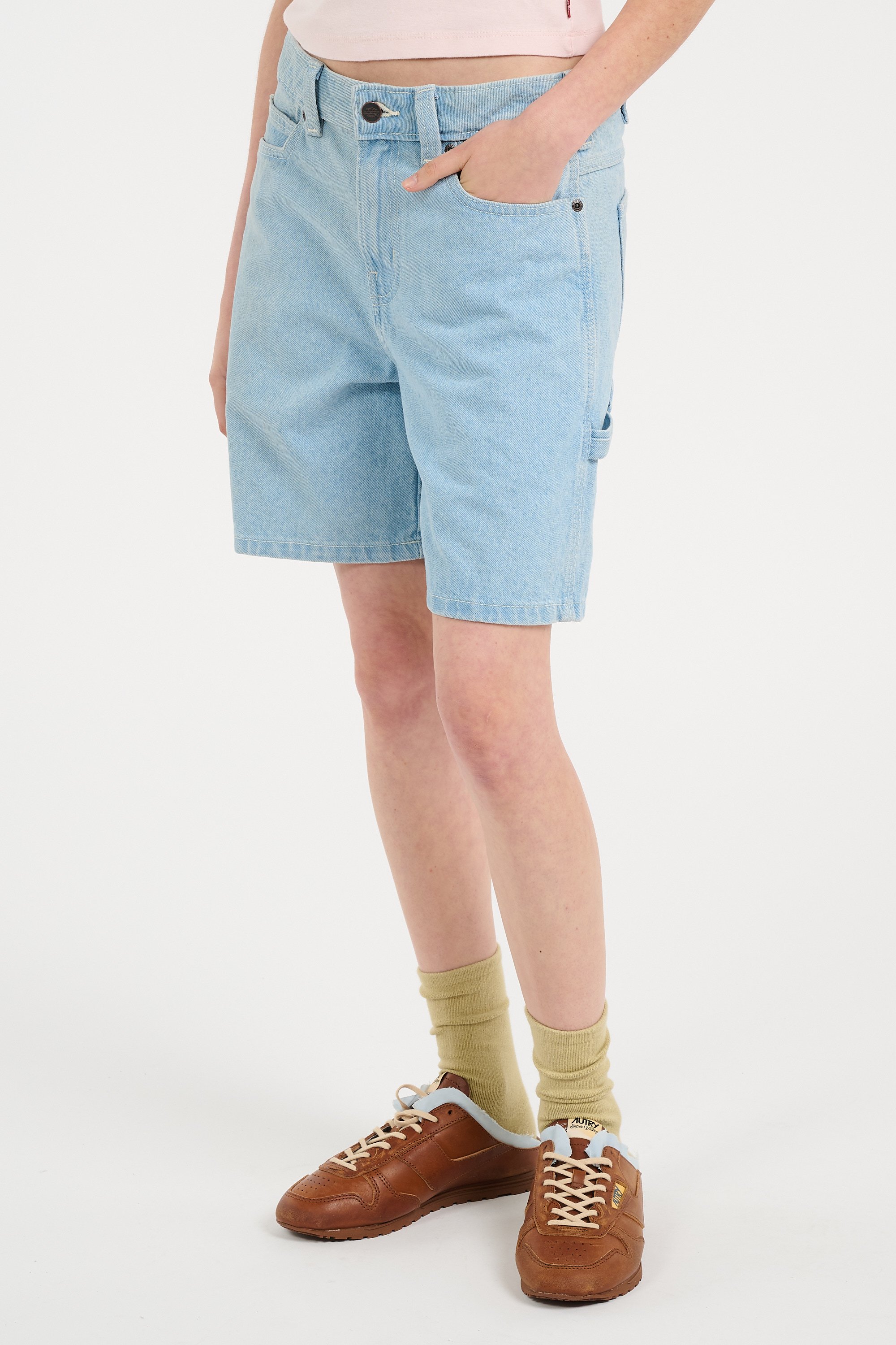 Short 993 7 inch carpenter short jeans w DICKIES Bleu