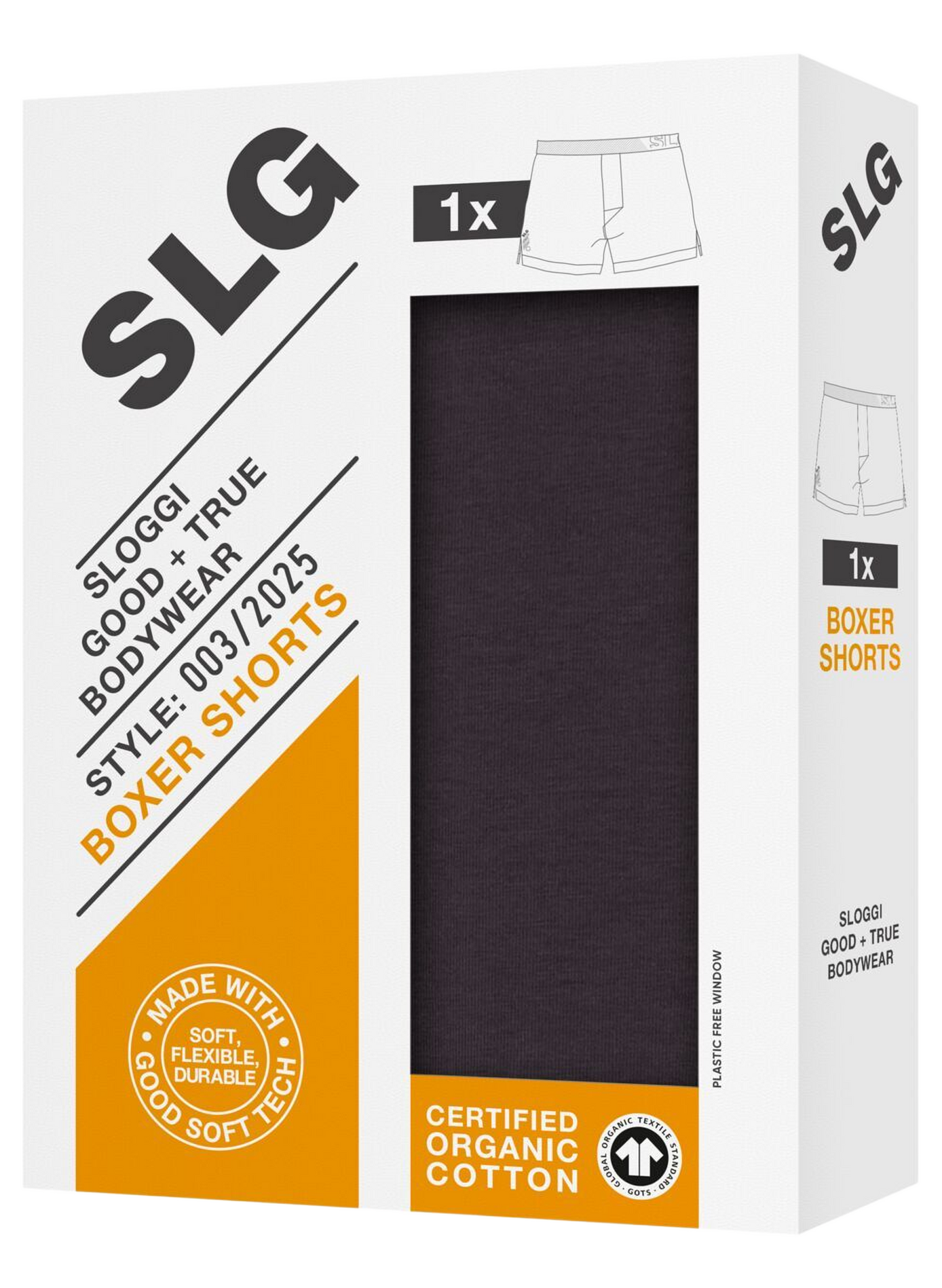 Cotton-blend boxer shorts SLOGGI Grey