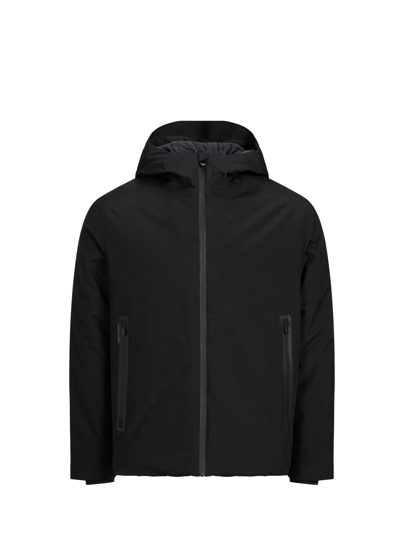 Gerade geschnittene Kapuzenjacke Flynn SAVE THE DUCK Schwarz
