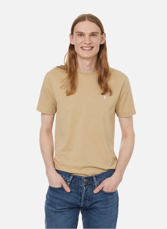 T-shirt en coton Beige by POLO RALPH LAUREN POLO RALPH LAUREN T-shirt en coton Beige