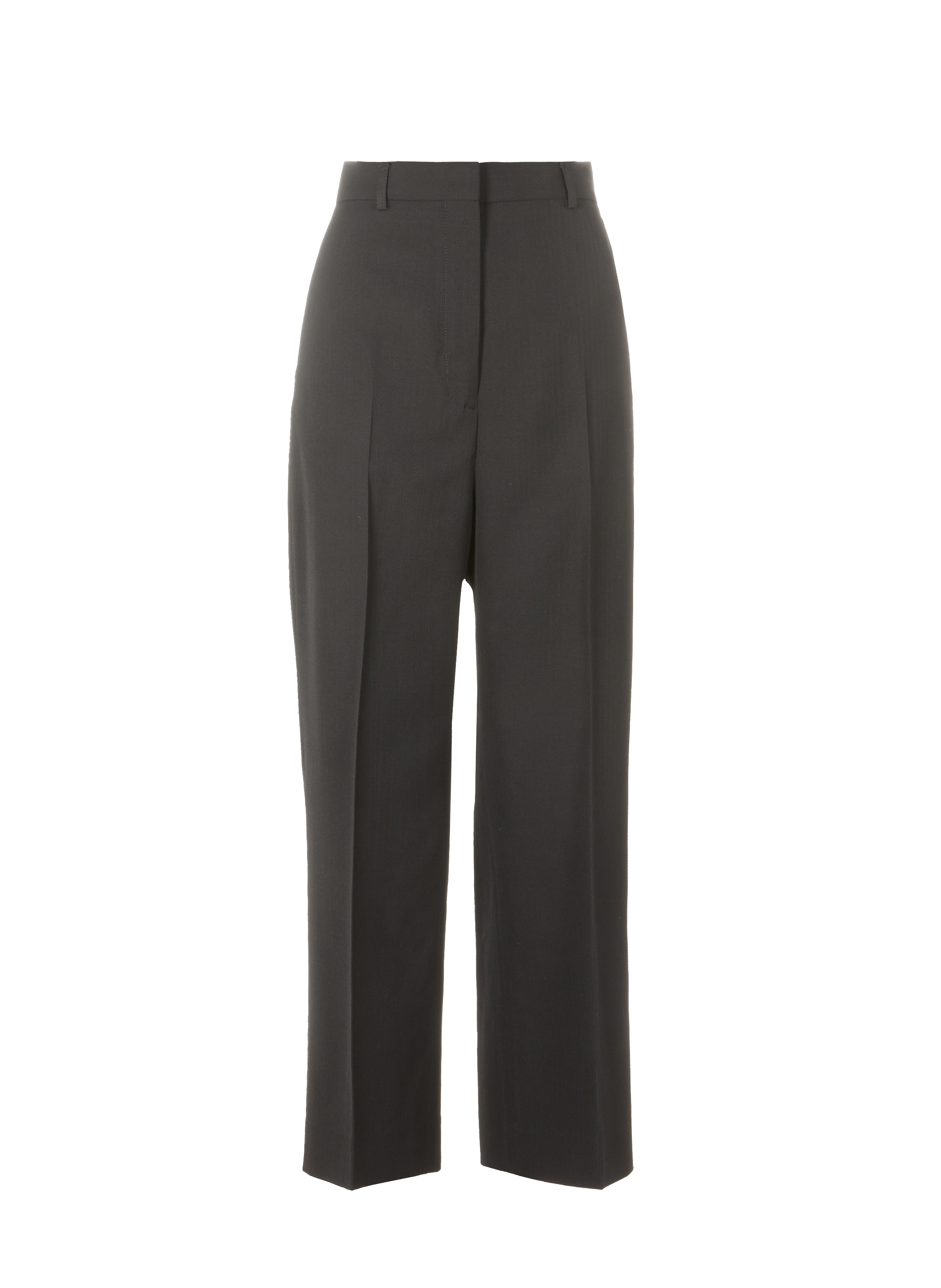 Pantalon de tailleur large en laine mélangée