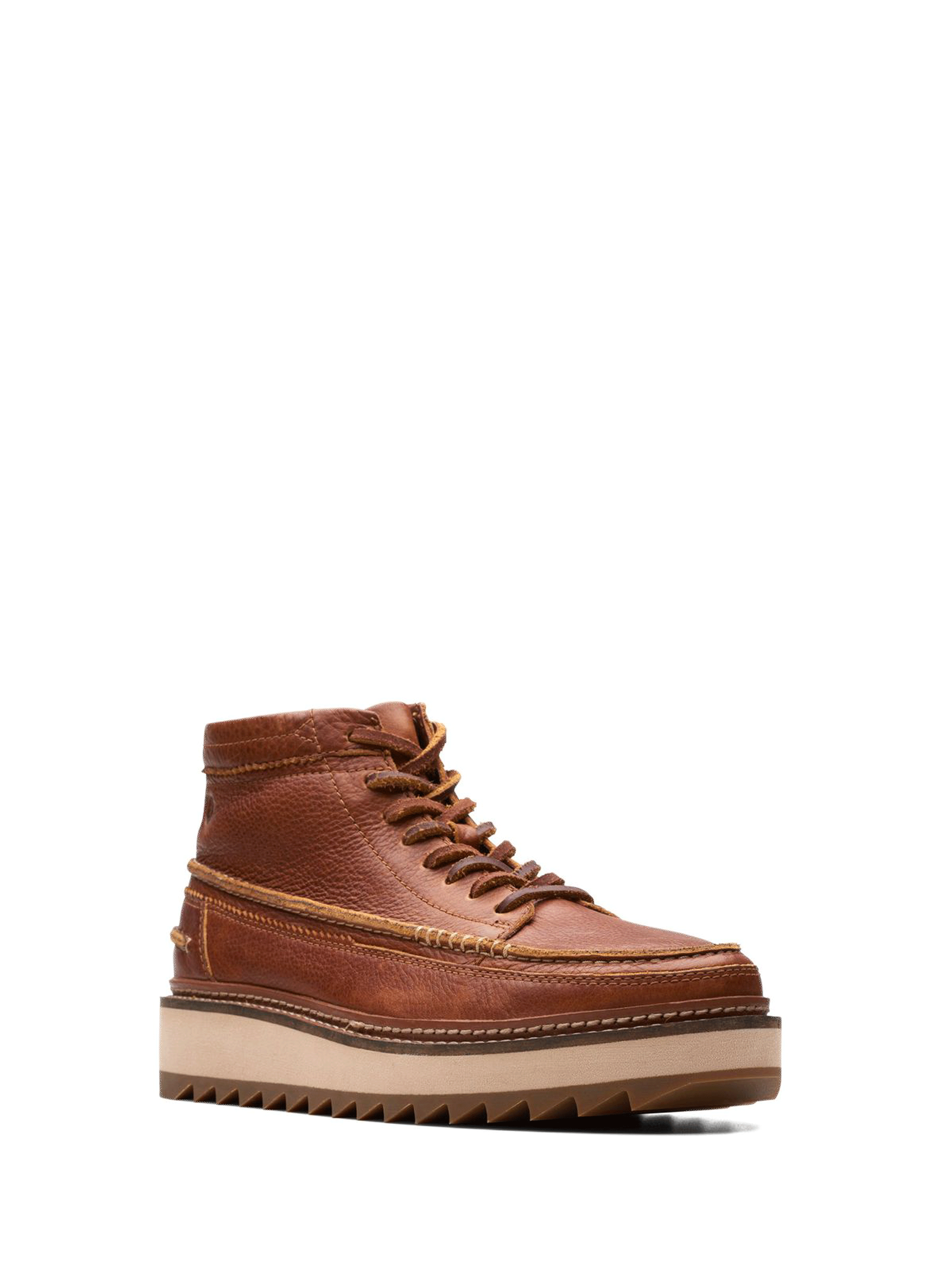 Bottines en cuir grainé