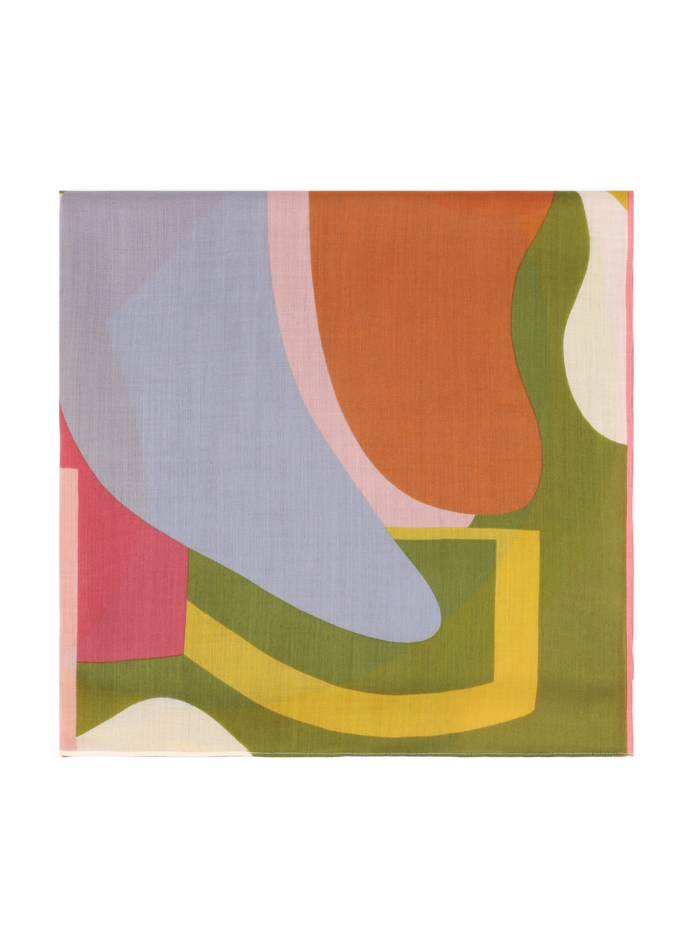 Foulard à motif en laine