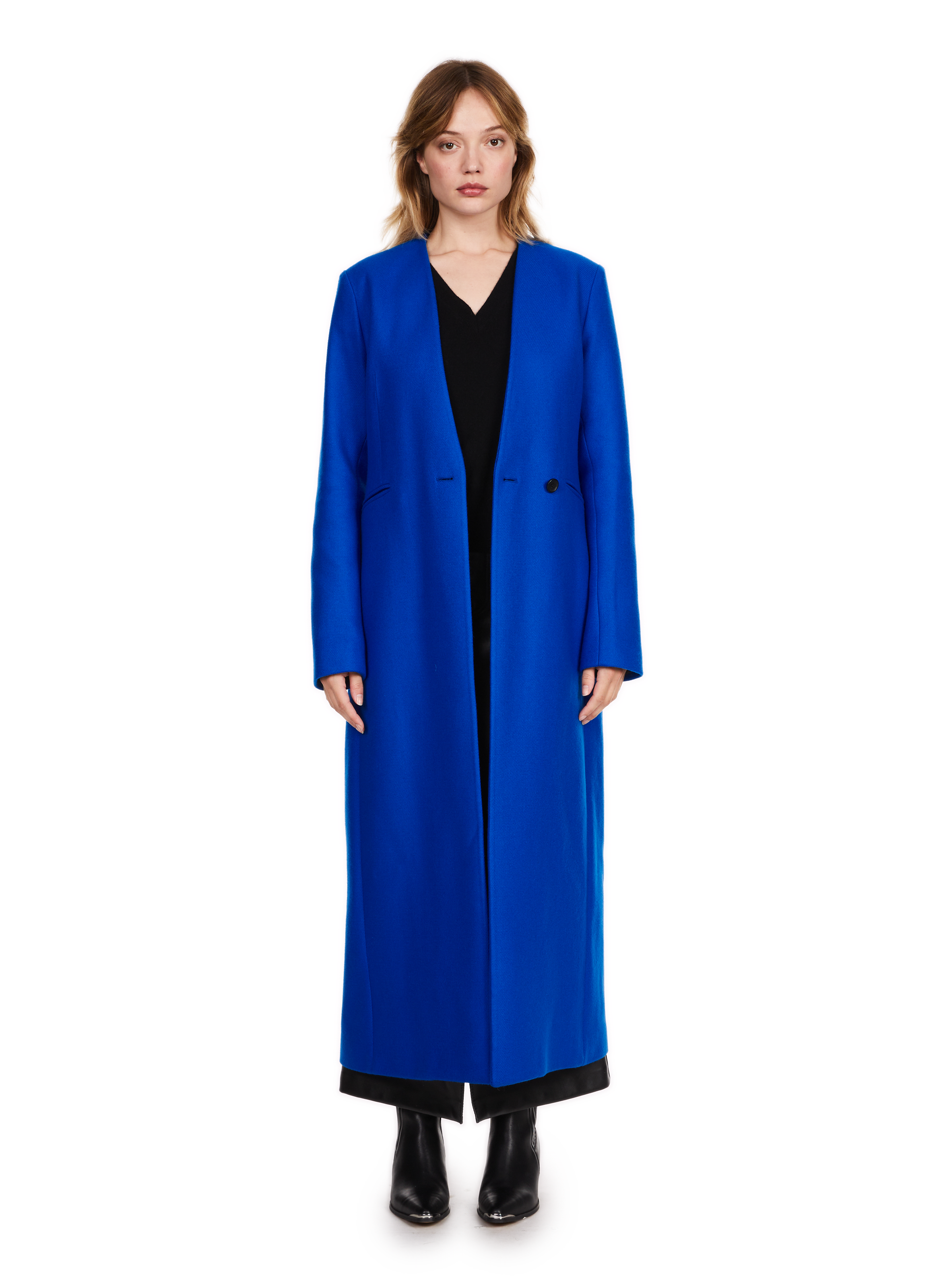 Wool blend Coat SAISON 1865 Blue
