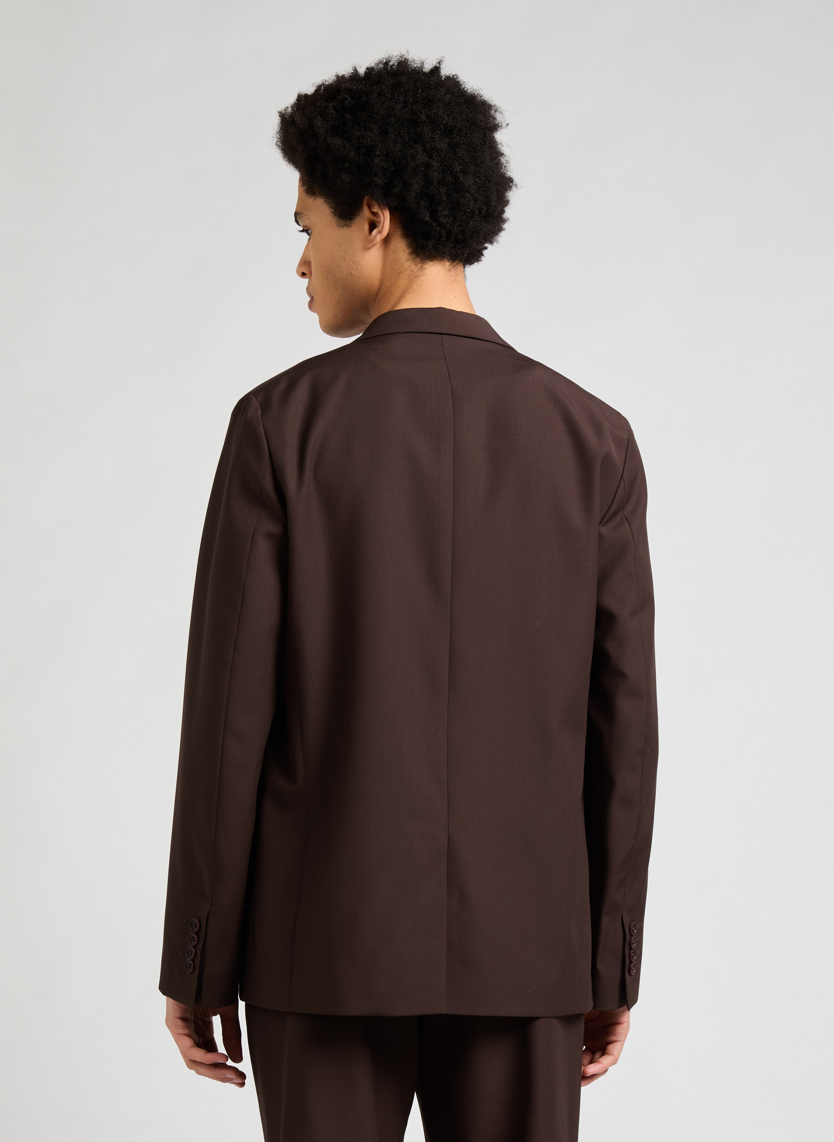 Veste de costume Faro en laine SAISON 1865 Marron