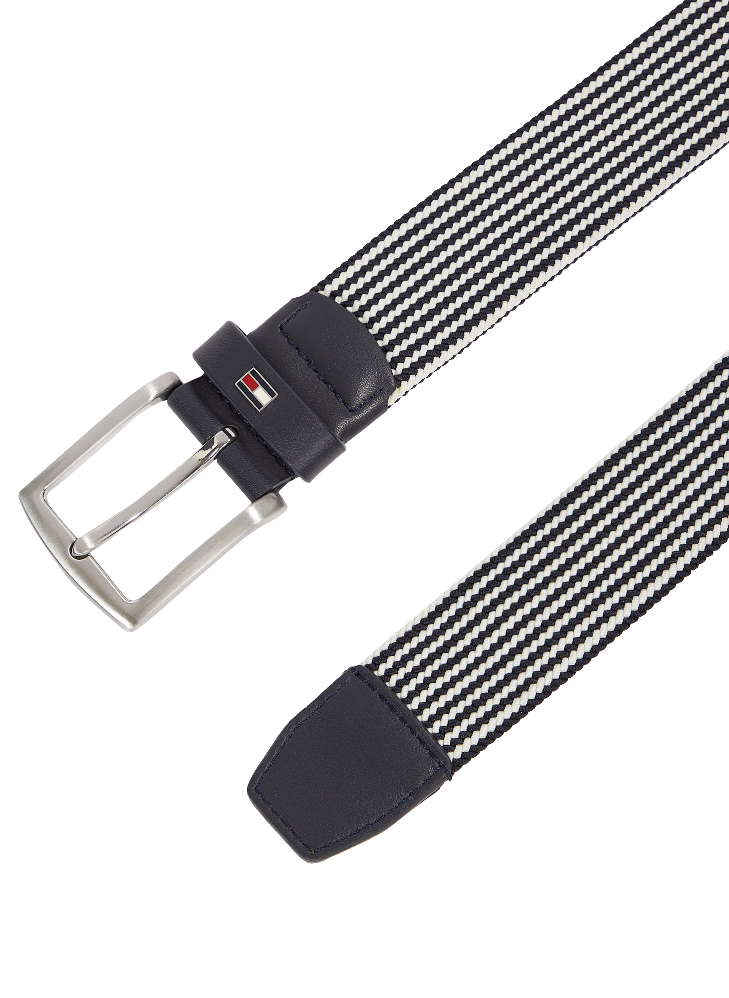 Textured Striped Belt TOMMY HILFIGER Blue