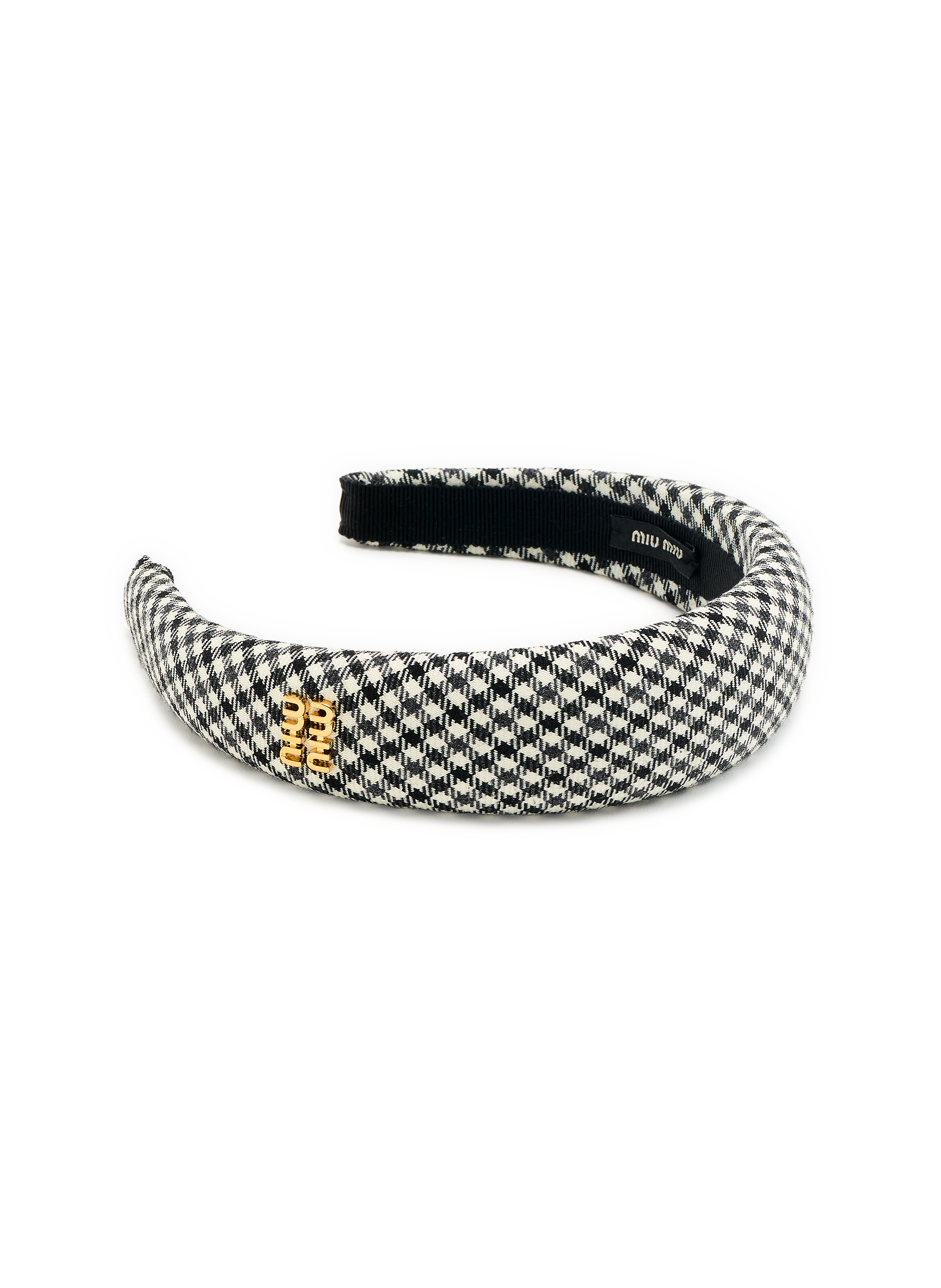 Serre-tête vichy Miu Miu MIU MIU Multicolore