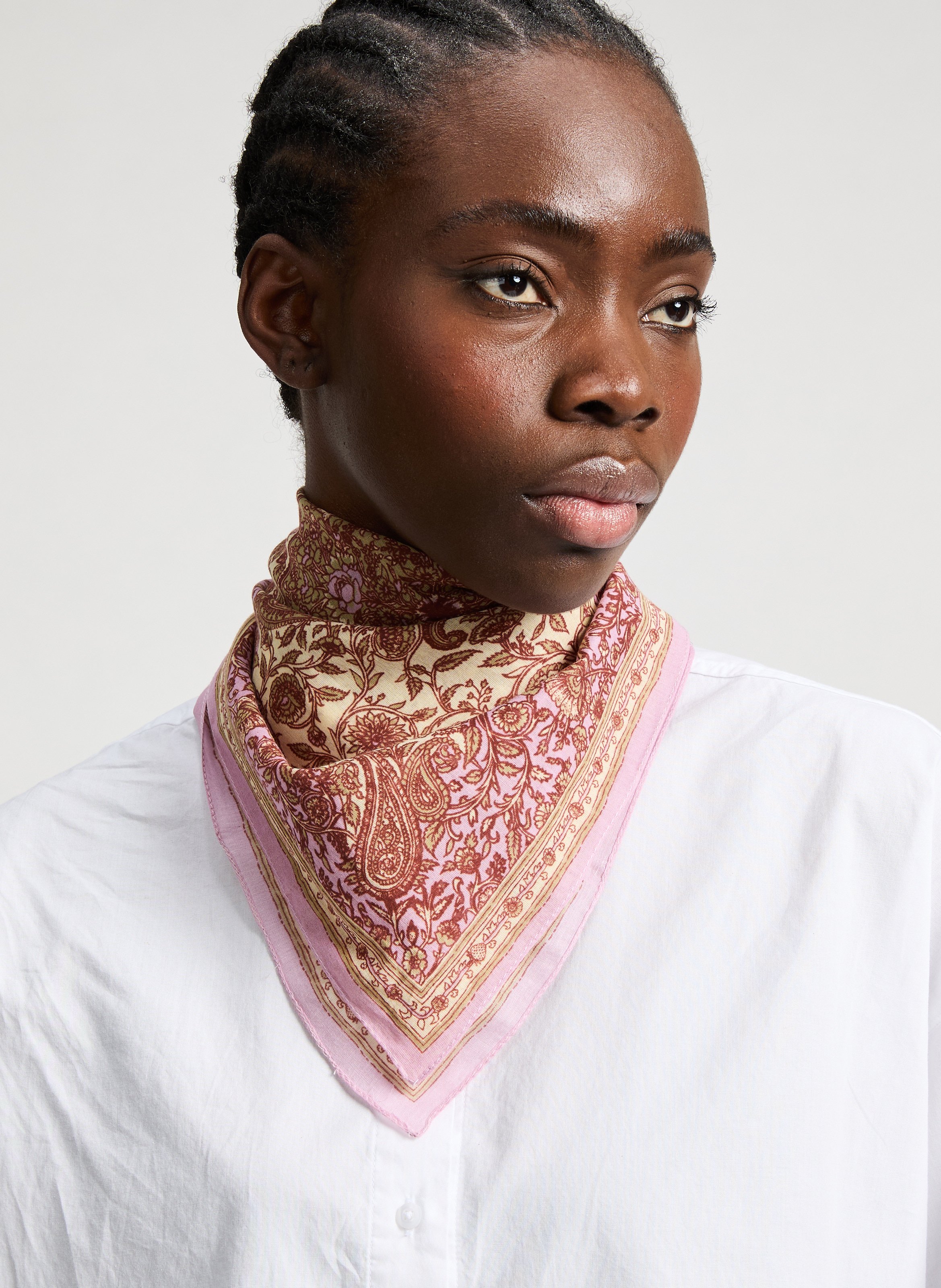 Becksöndergaard Multicolor Printed Cotton Scarf Women Printemps