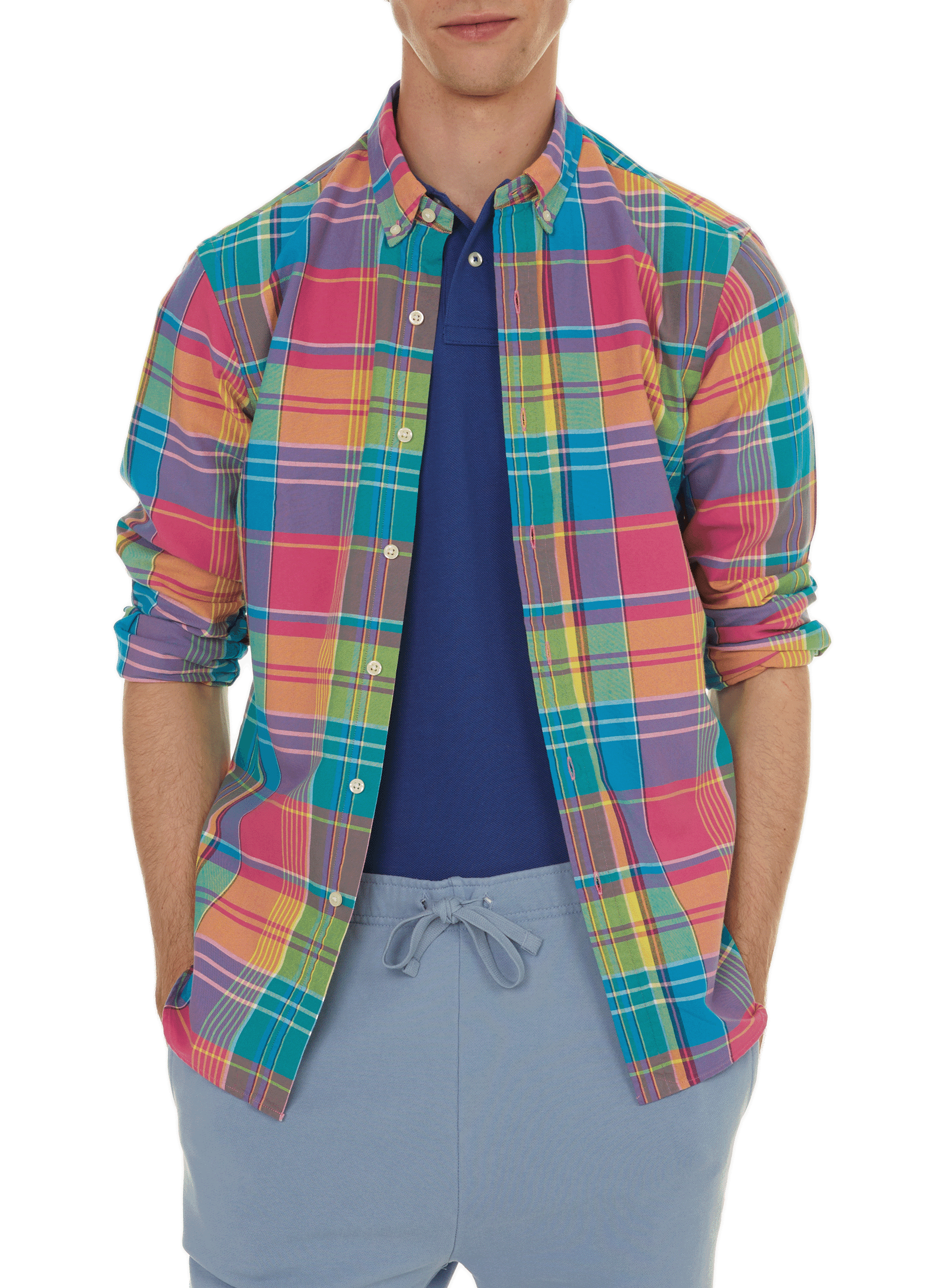 POLO RALPH LAUREN Chemise à carreaux en coton Multicolore